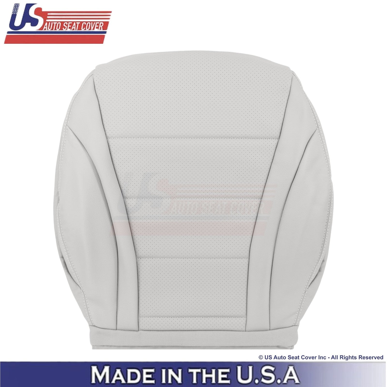 2016-2021 For Mercedes Benz GLC Class Leather Front Bottom Seat Covers Lt. Gray