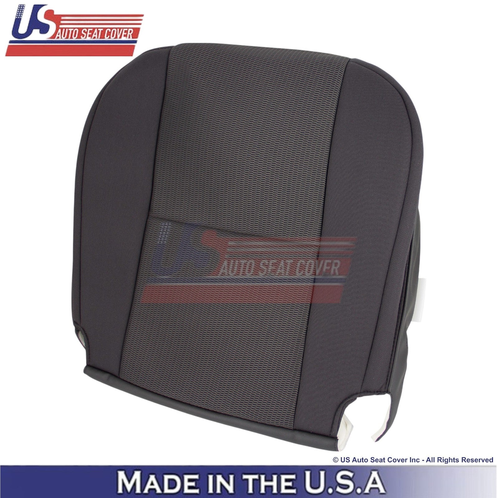 2007-2011 Fits Toyota FJ Cruiser Cloth Passenger Side Seat Covers Dark Graphite
