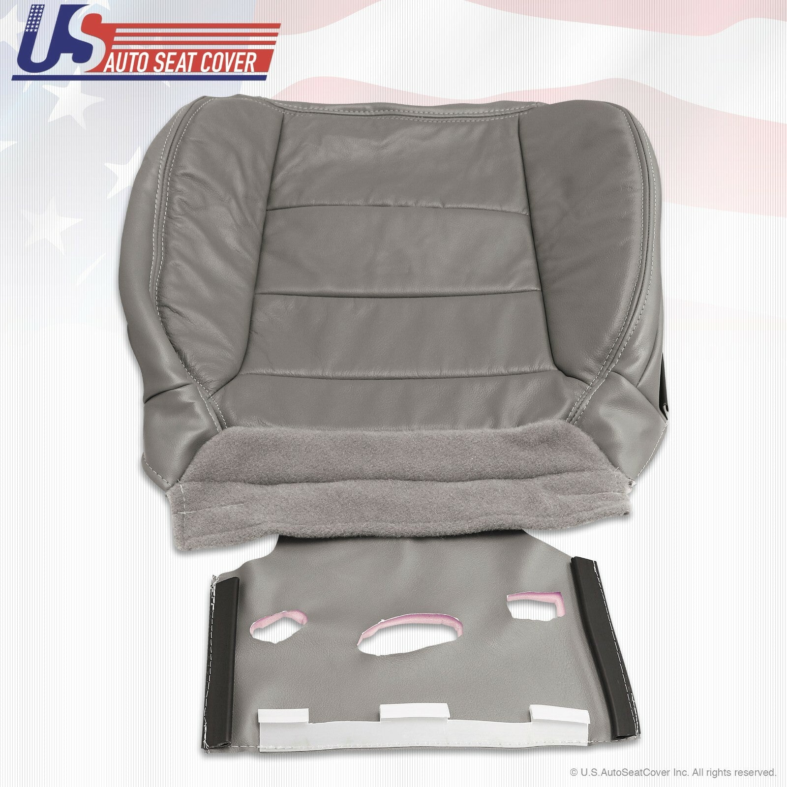 2002-2007 Ford F250 F350 Lariat EXTENDED CAB Passenger Bottom Leather Seat Cover