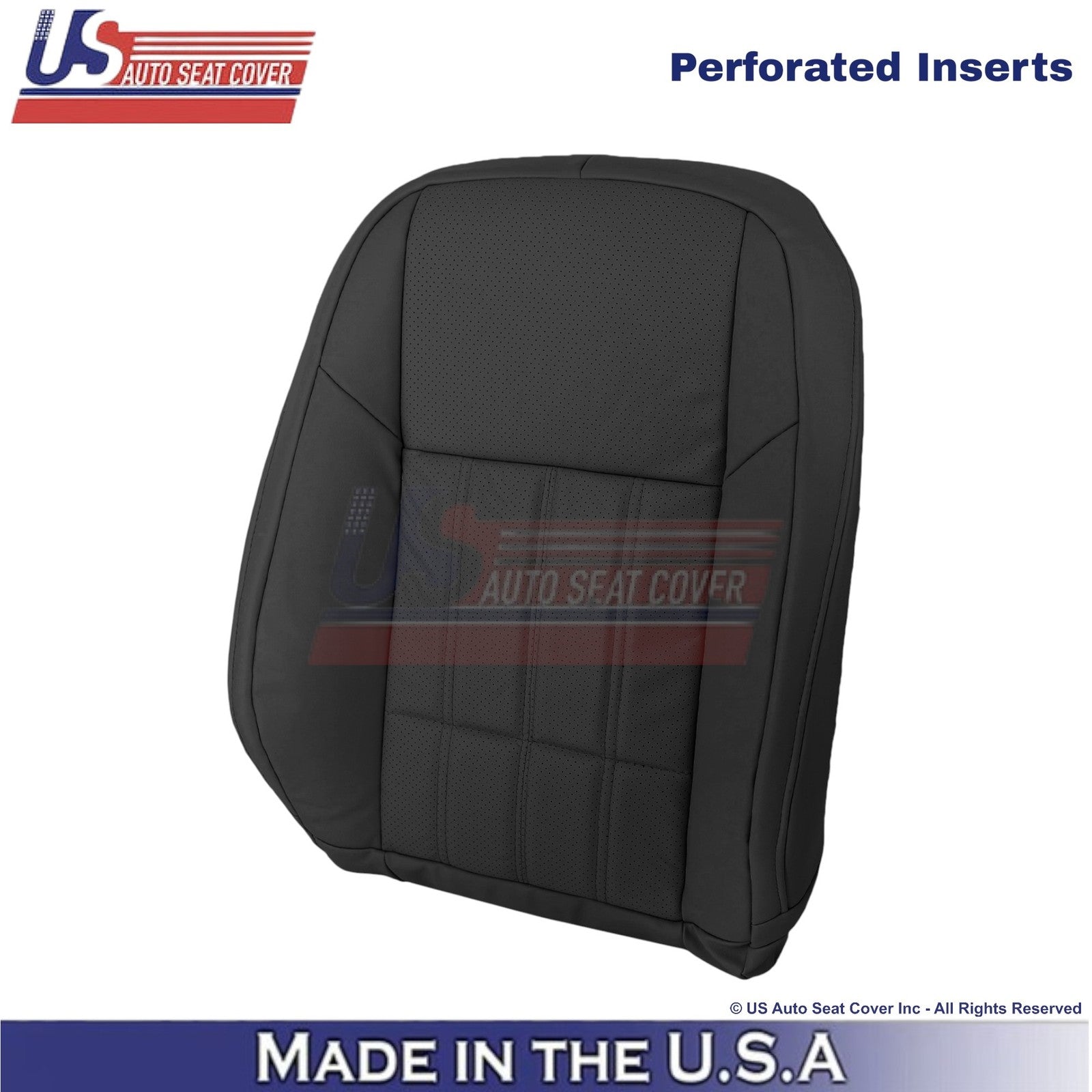 2016-2018 Fits Lexus ES 350 Leather Driver Top Replacement Seat Cover Black