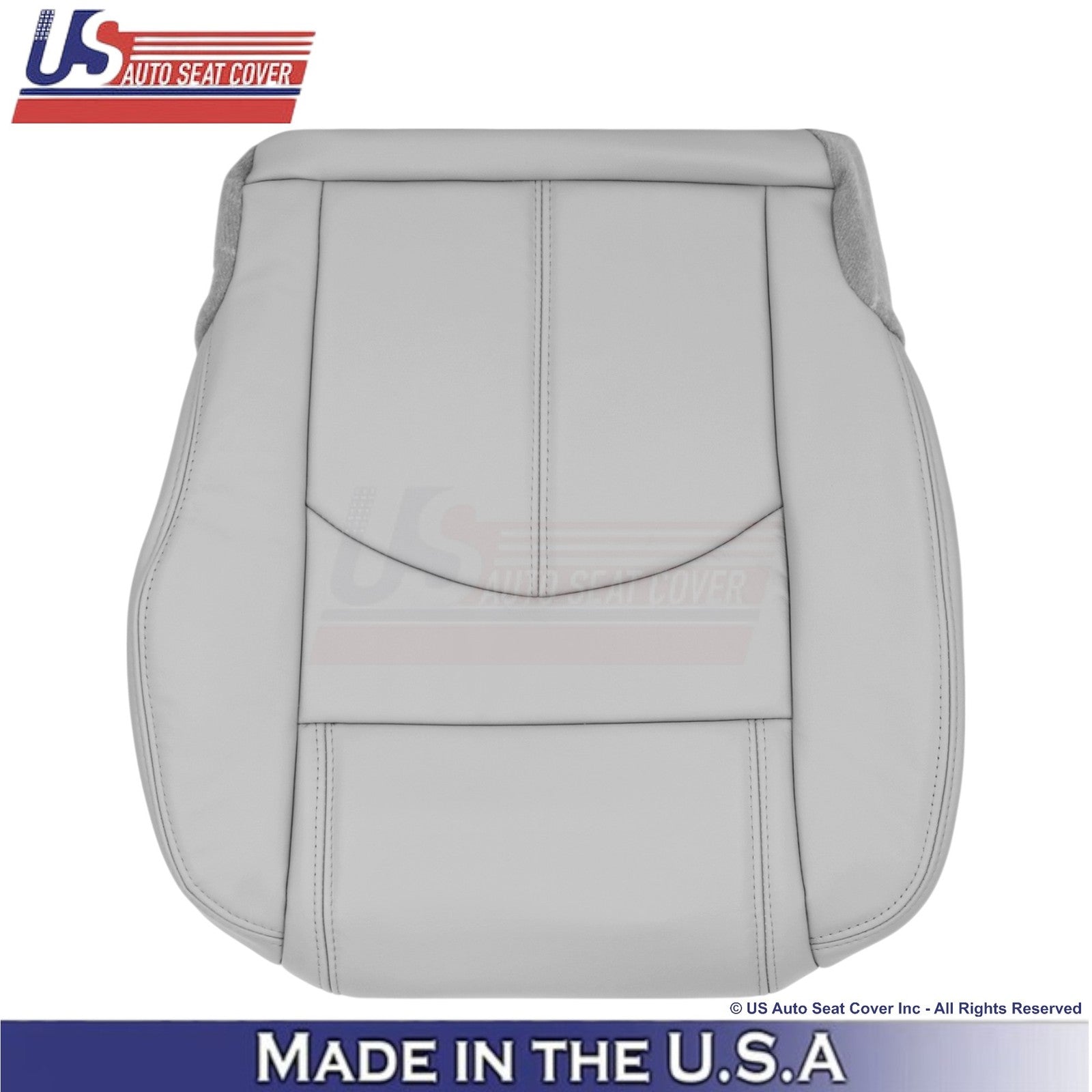 2013-2016 Fits GMC Acadia Genuine Leather Driver Side Seat Covers Light Titanium
