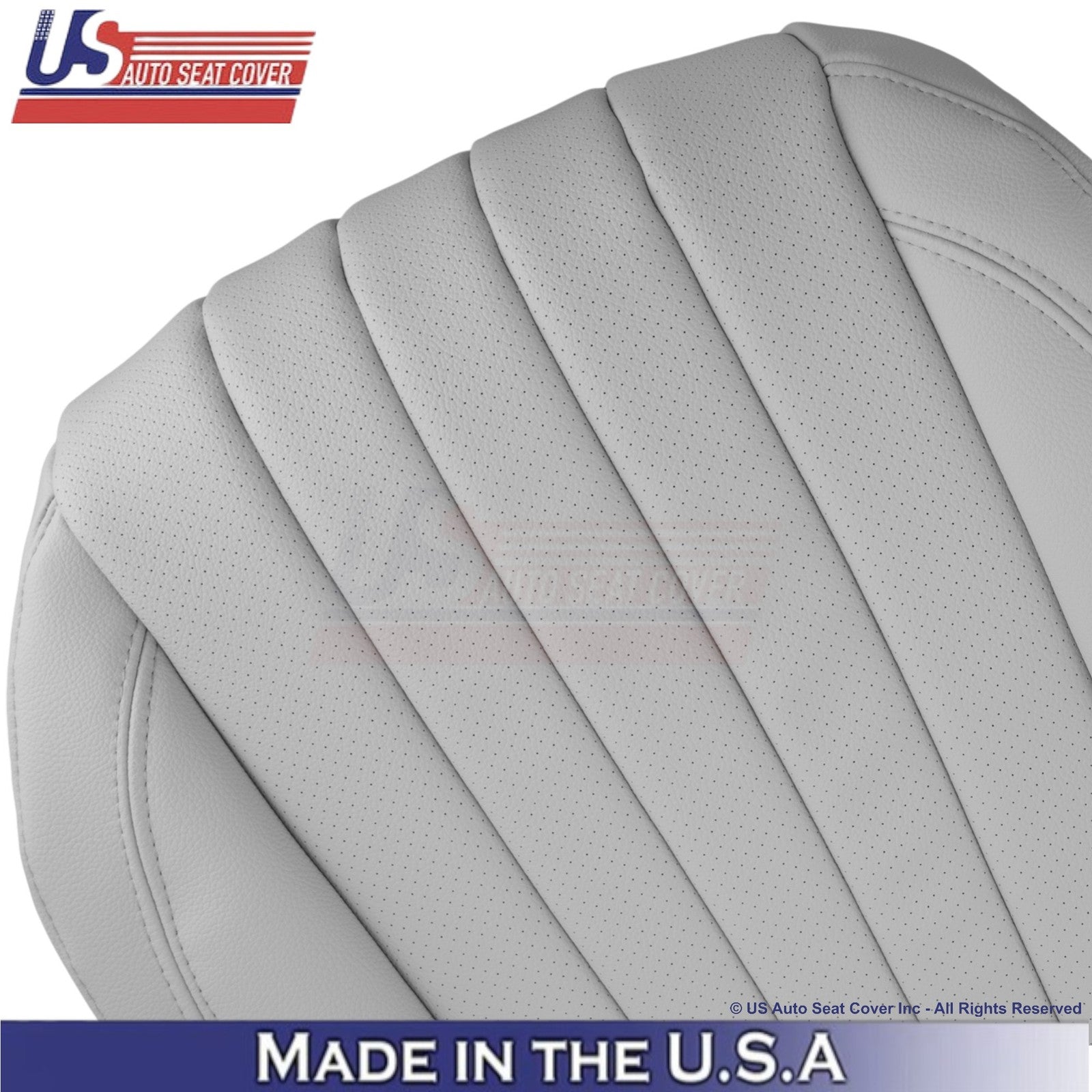 2021-2023 Fits Mercedes Benz E-Class Leatherette Front Driver Seat Covers Gray