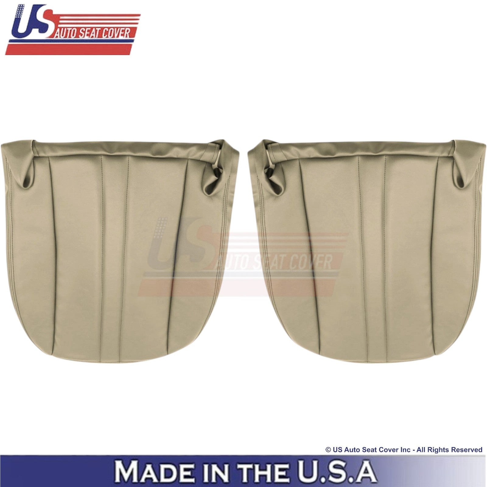 1996-2025 Fits GMC Savana Bottom Leatherette Replacement Seat Covers Neutral