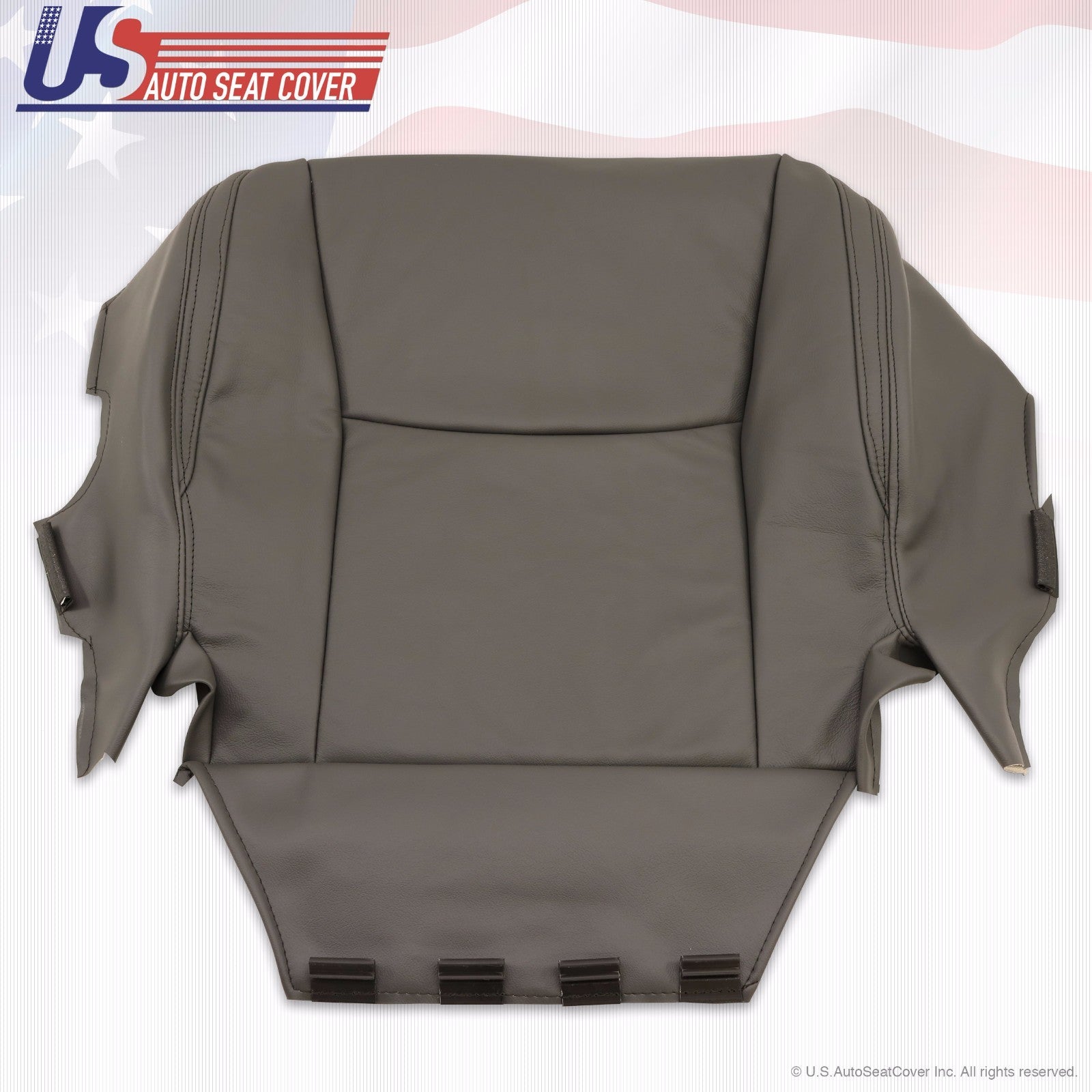 Fits 2003 04 Lexus GX470 Driver Bottom Replacement Leather Seat Cover Dark Gray