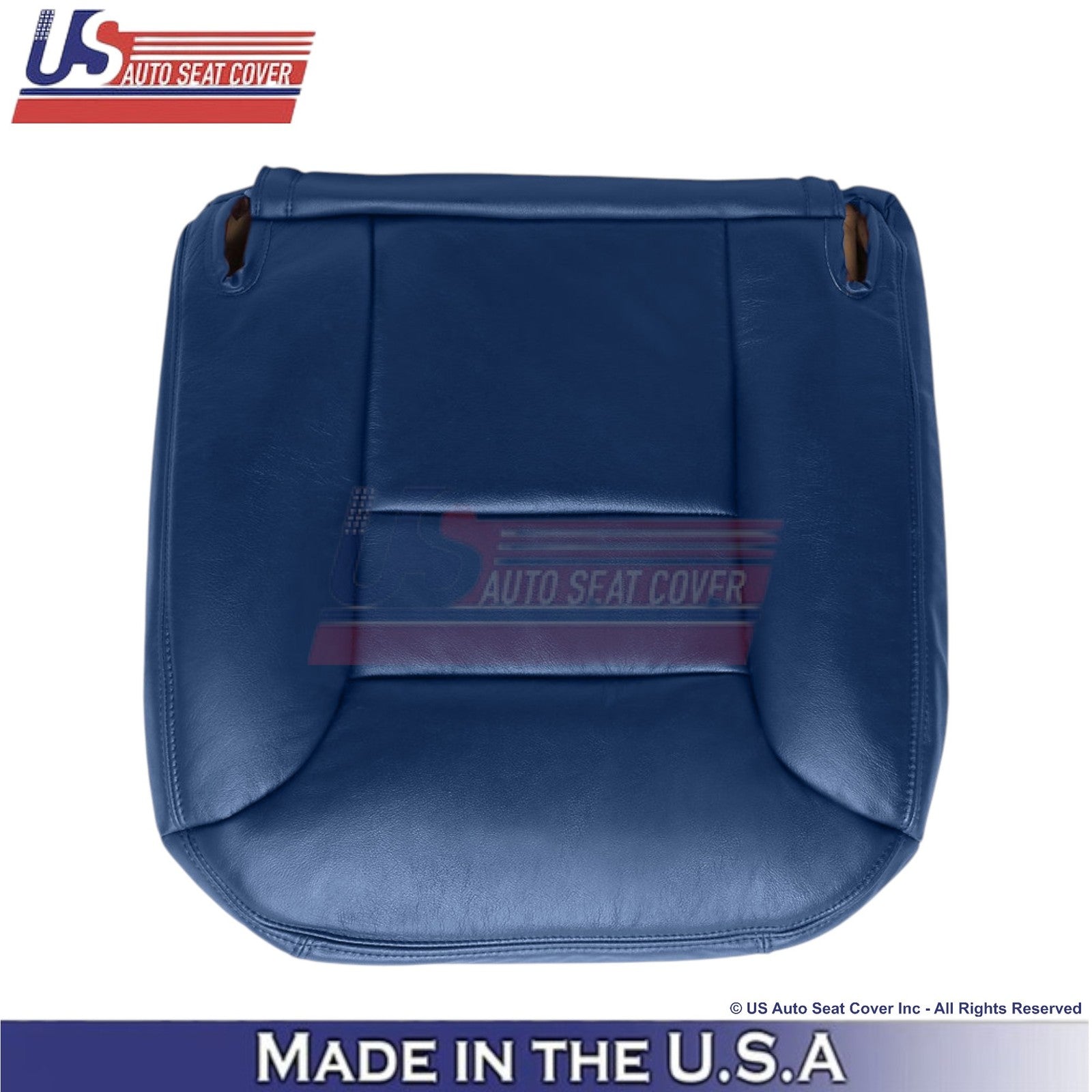 1995-1999 Fits Chevy Suburban Genuine Leather Passenger Side Covers Navy Blue