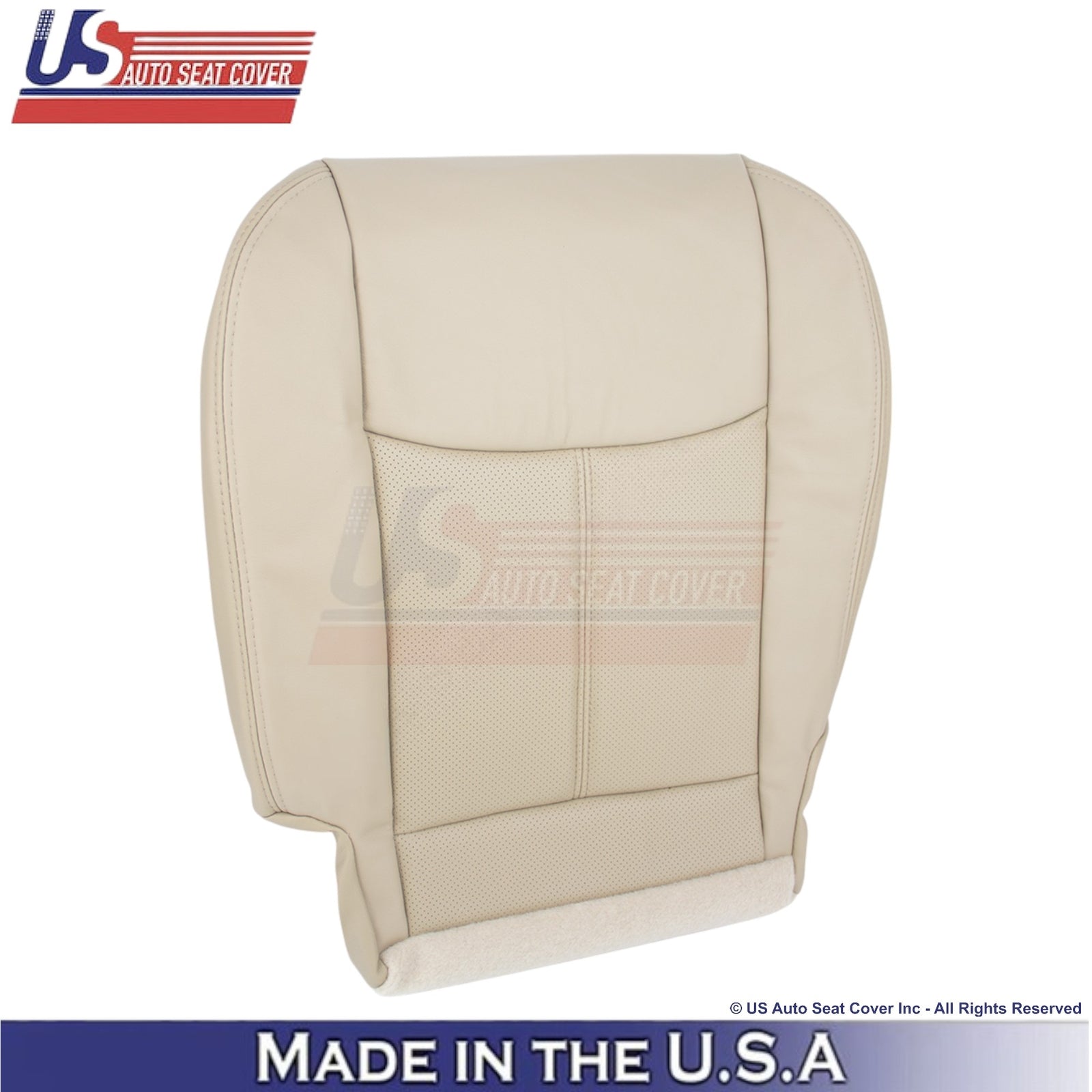 2013-2020 For Nissan Pathfinder Leather Front Replacement Seat Covers Almond