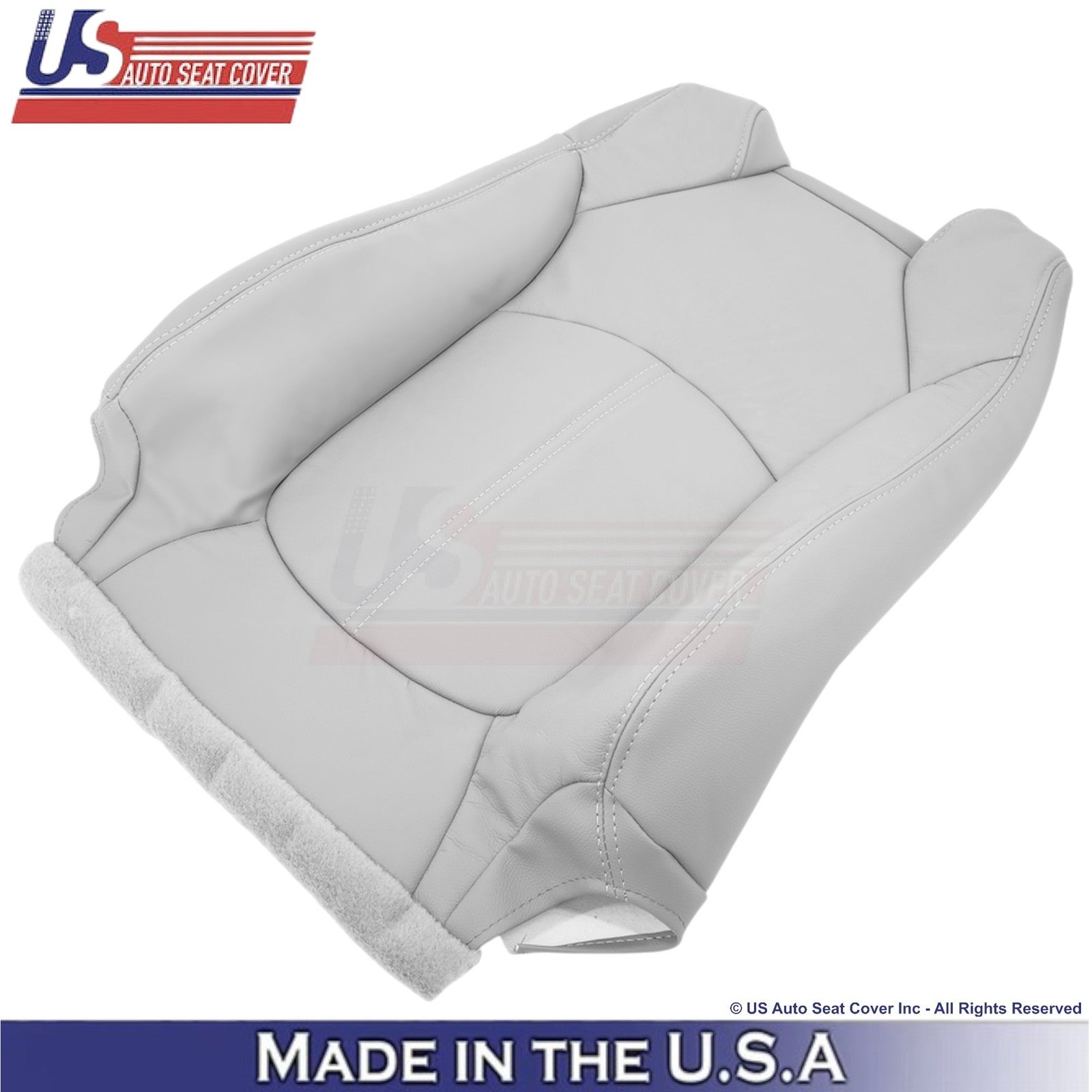 2013-2016 Fits GMC Acadia Leatherette Front Replacement Seat Covers Lt. Titanium