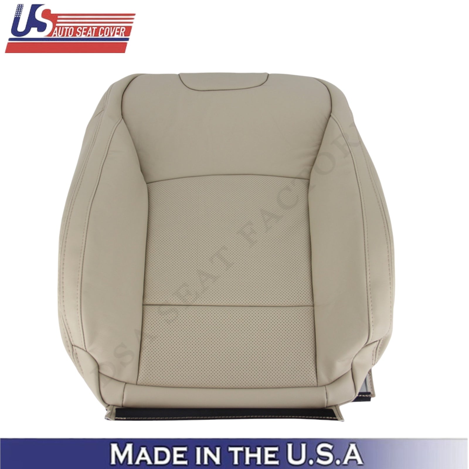2015-2017 For Subaru Outback Leatherette Driver Side Seat Covers Warm Ivory