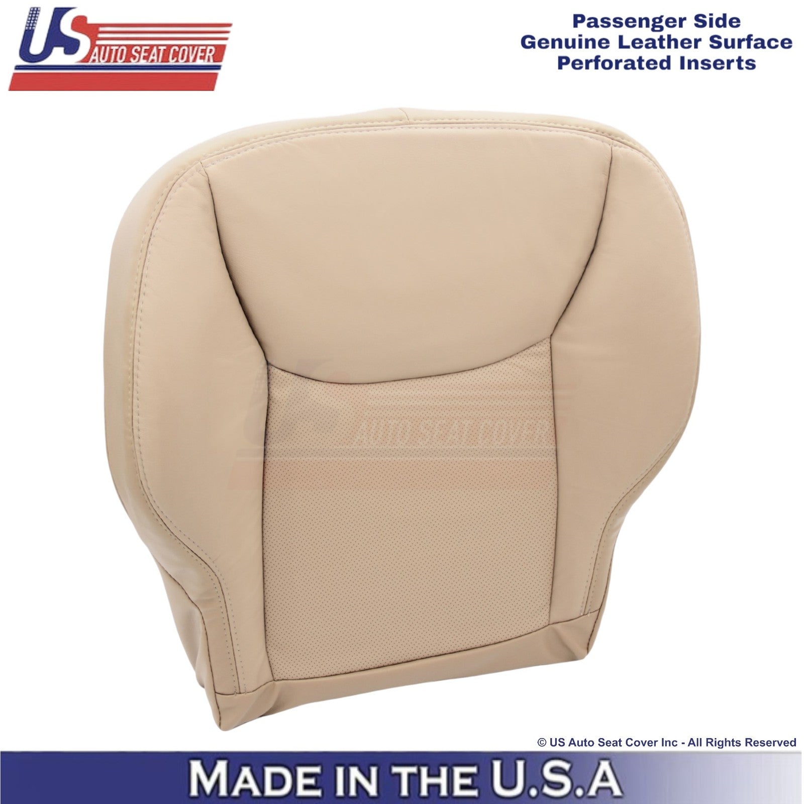 2002-06 For Mercedes-Benz S Genuine Leather Half Prf Passenger Bottom Cover Java