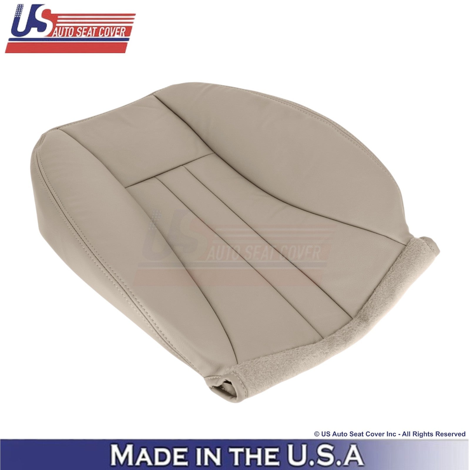 2004-2007 For Chrysler Town & Country Leatherette Front Top Covers Lt. Greystone