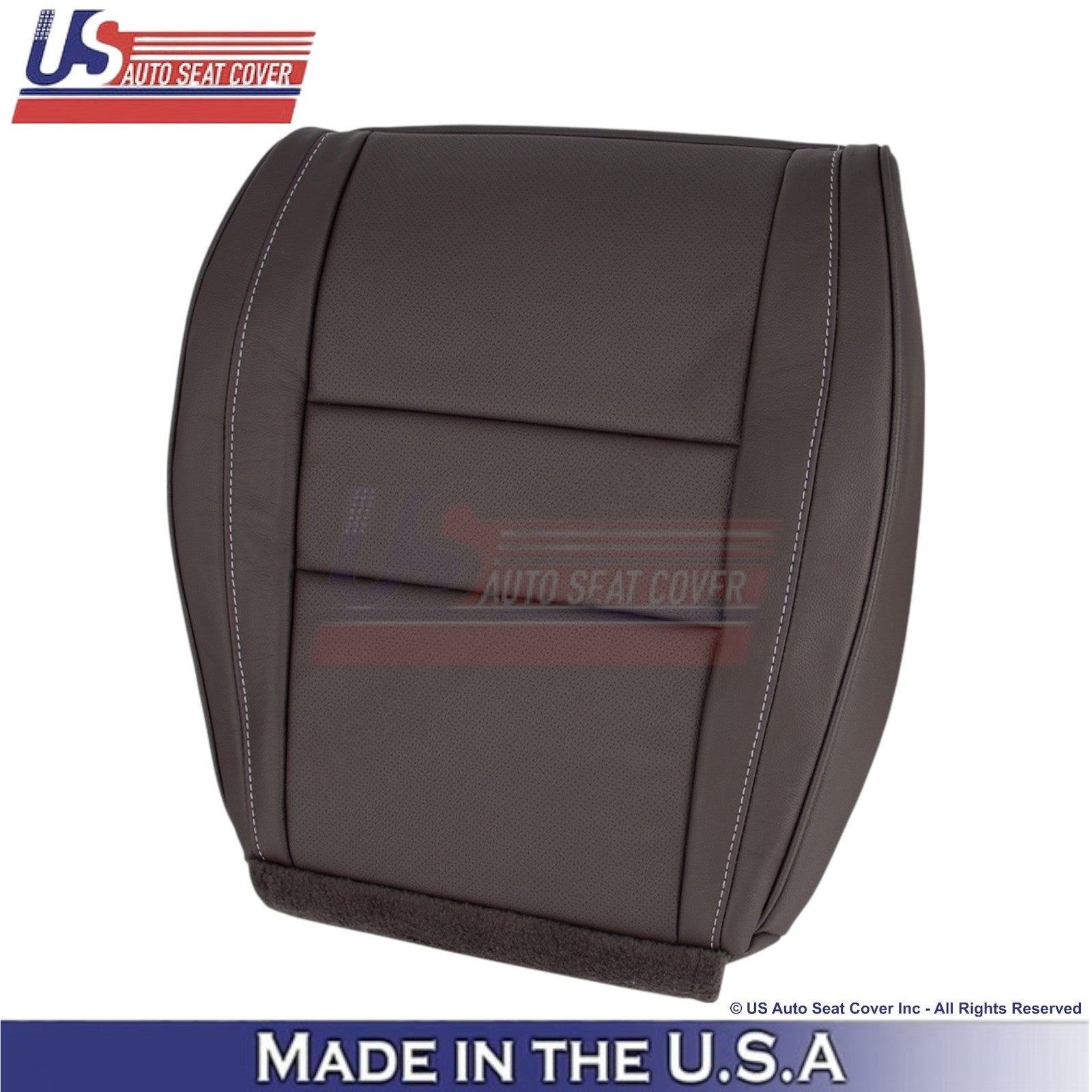 2011-2021 For Jeep Grand Cherokee Summit Front Genuine Leather Seat Covers Brown