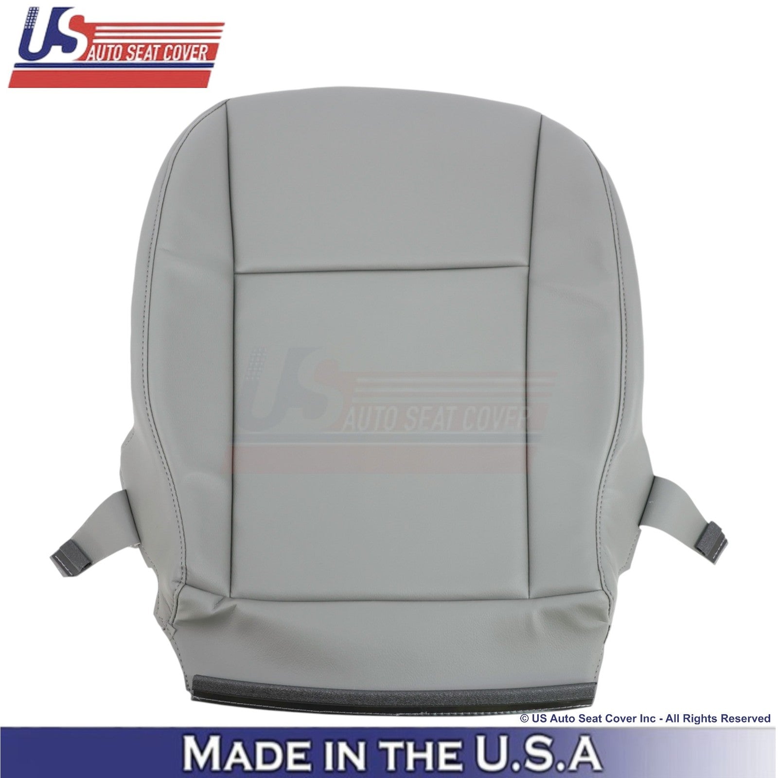 2010-2013 Fits Ford Transit Leatherette Front Bottom Replacement Covers Gray
