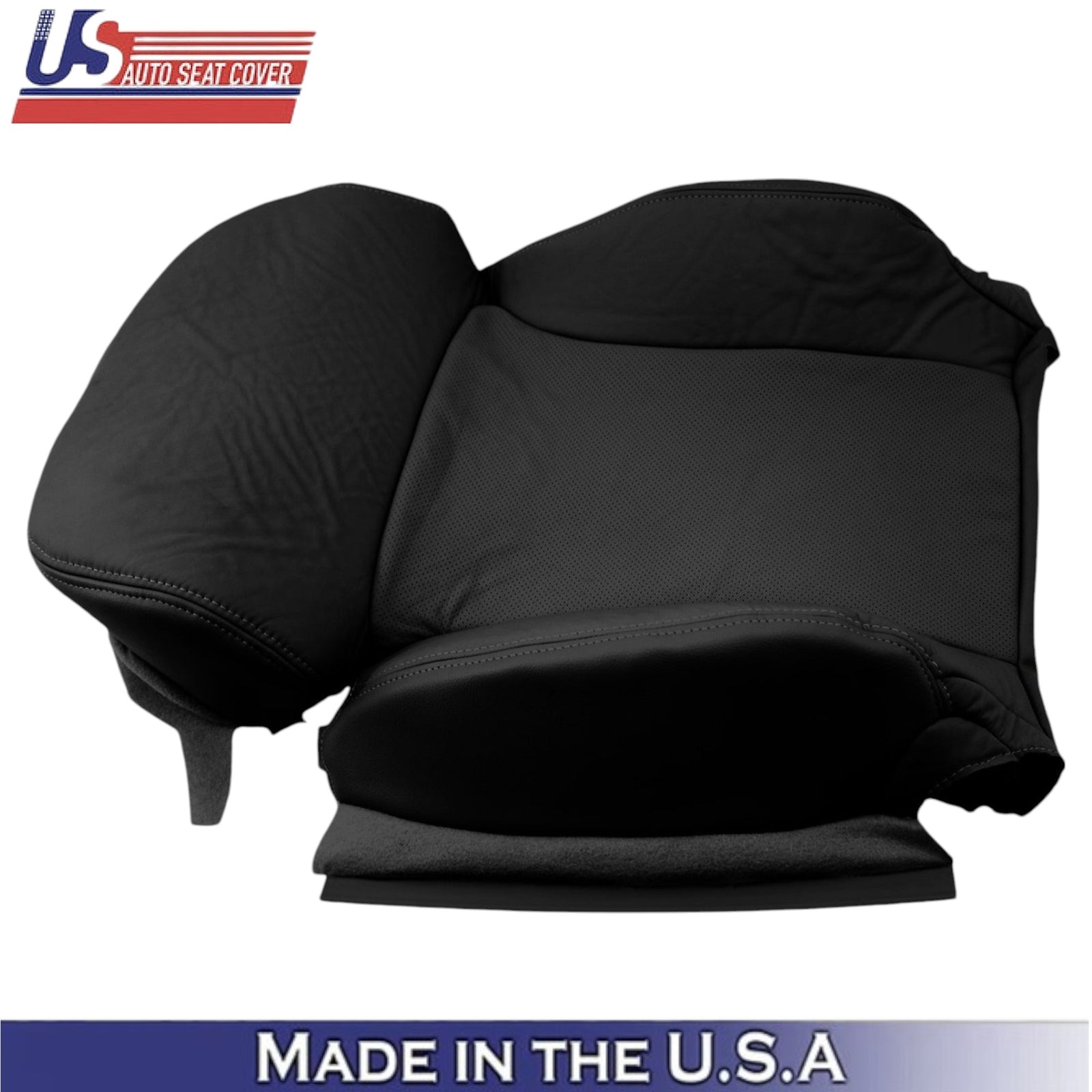 2006-2011 For Lexus GS350 GS300 GS430 Leatherette Passenger Top Seat Cover Black