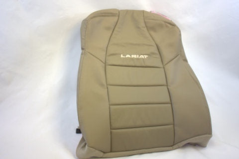 2002 to 07 Ford F250 350 Lariat EXTENDED CAB Driver Lean Back Top Seat Cover Tan