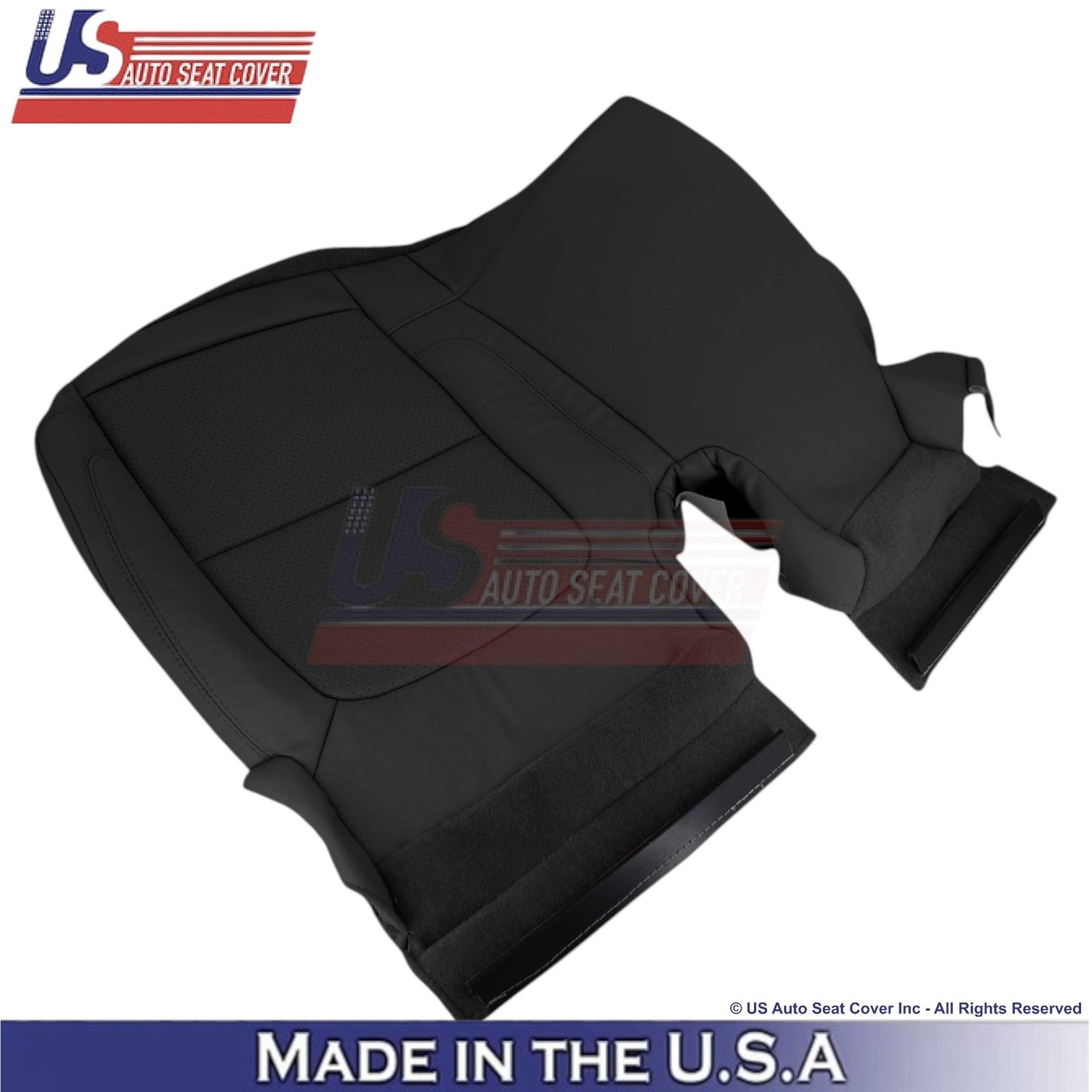 2011-2015 For Ford Explorer 2nd Row Bottoms Leather Seat Covers Black