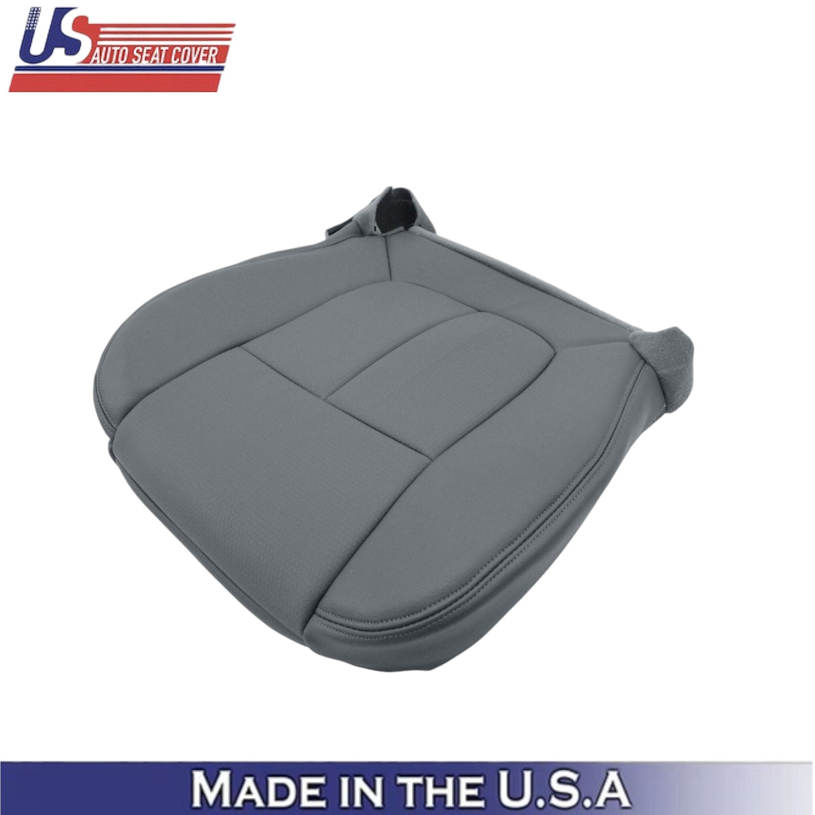 2011-2016 For Ford F250 F350 XL Work Truck Leatherette Front Seat Covers Gray