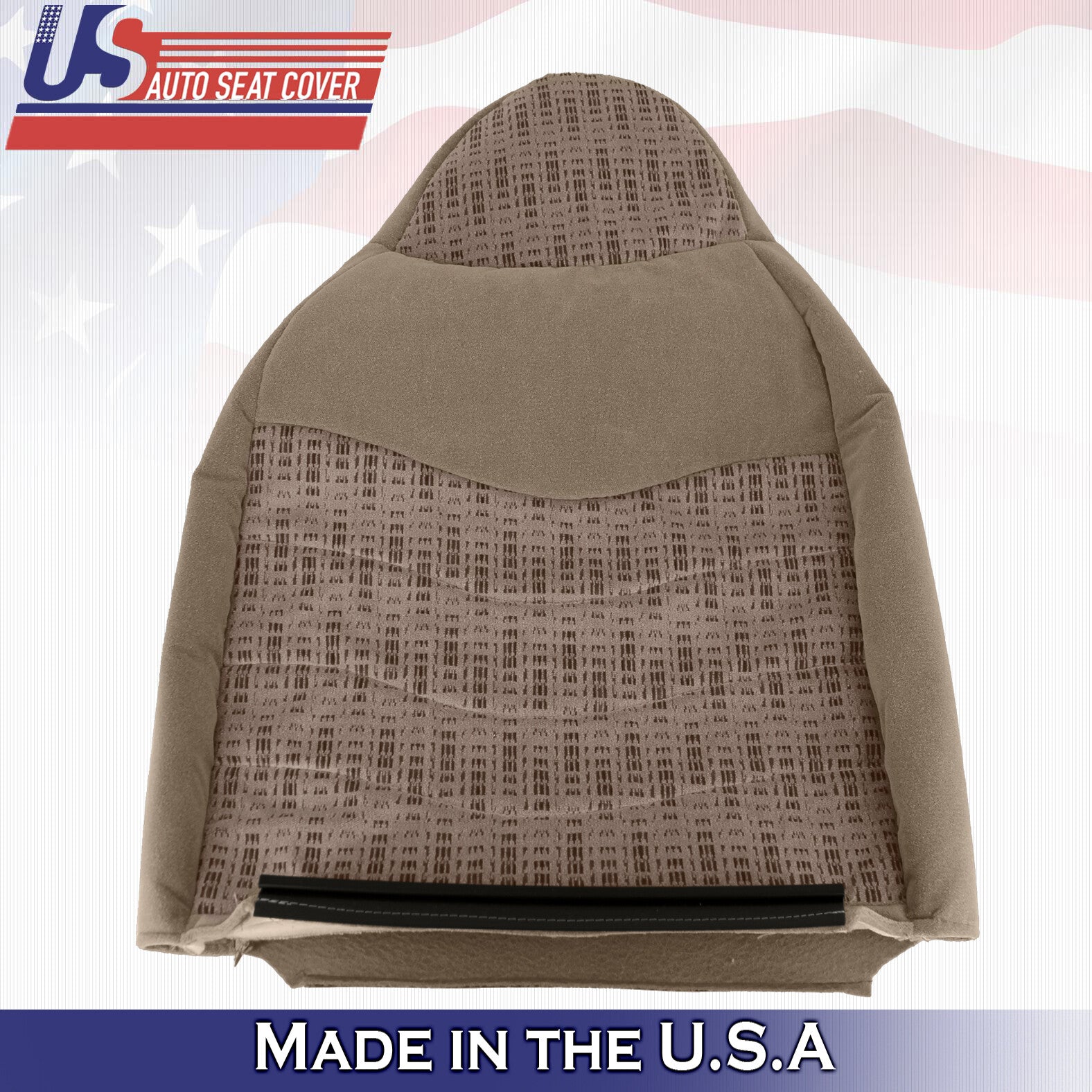 1999 For Ford F250 F350 F450 F550 XLT Driver Side Top Cloth Seat Cover Tan