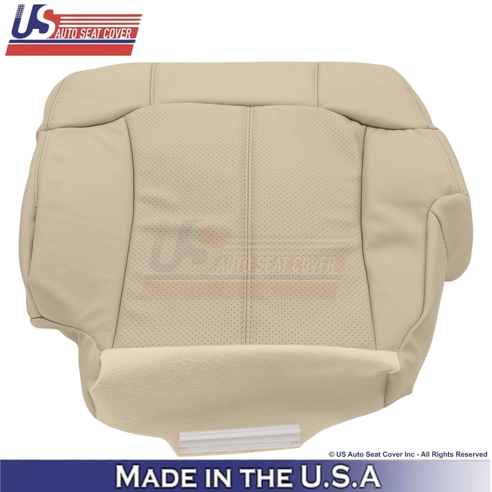 2002 For Cadillac Escalade Leatherette Front Seat Covers Shale Light Neutral Tan