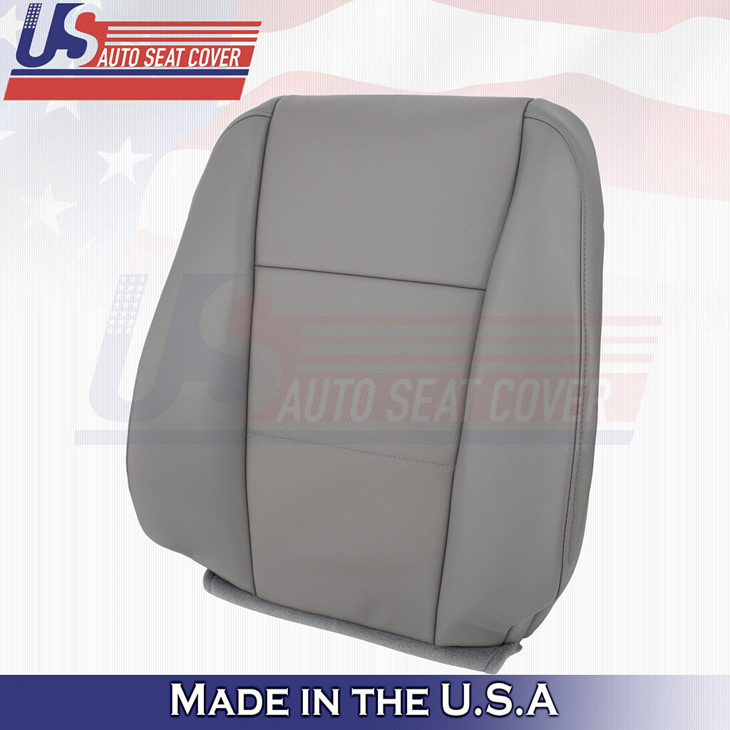 2017-2021 For Ford F250 WT Leatherette Front Top Replacement Seat Covers Gray