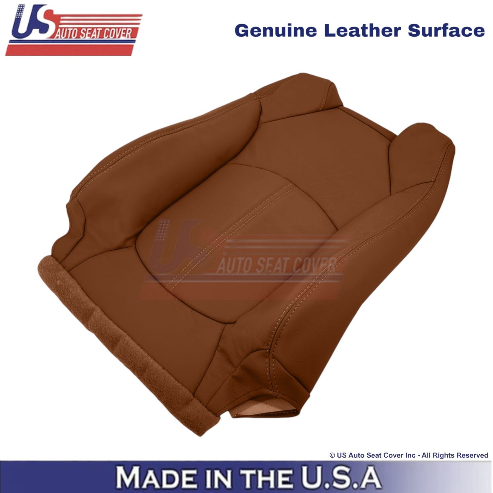2015-2017 Fits Chevy Traverse Genuine Leather Driver Top Cover Saddle Up