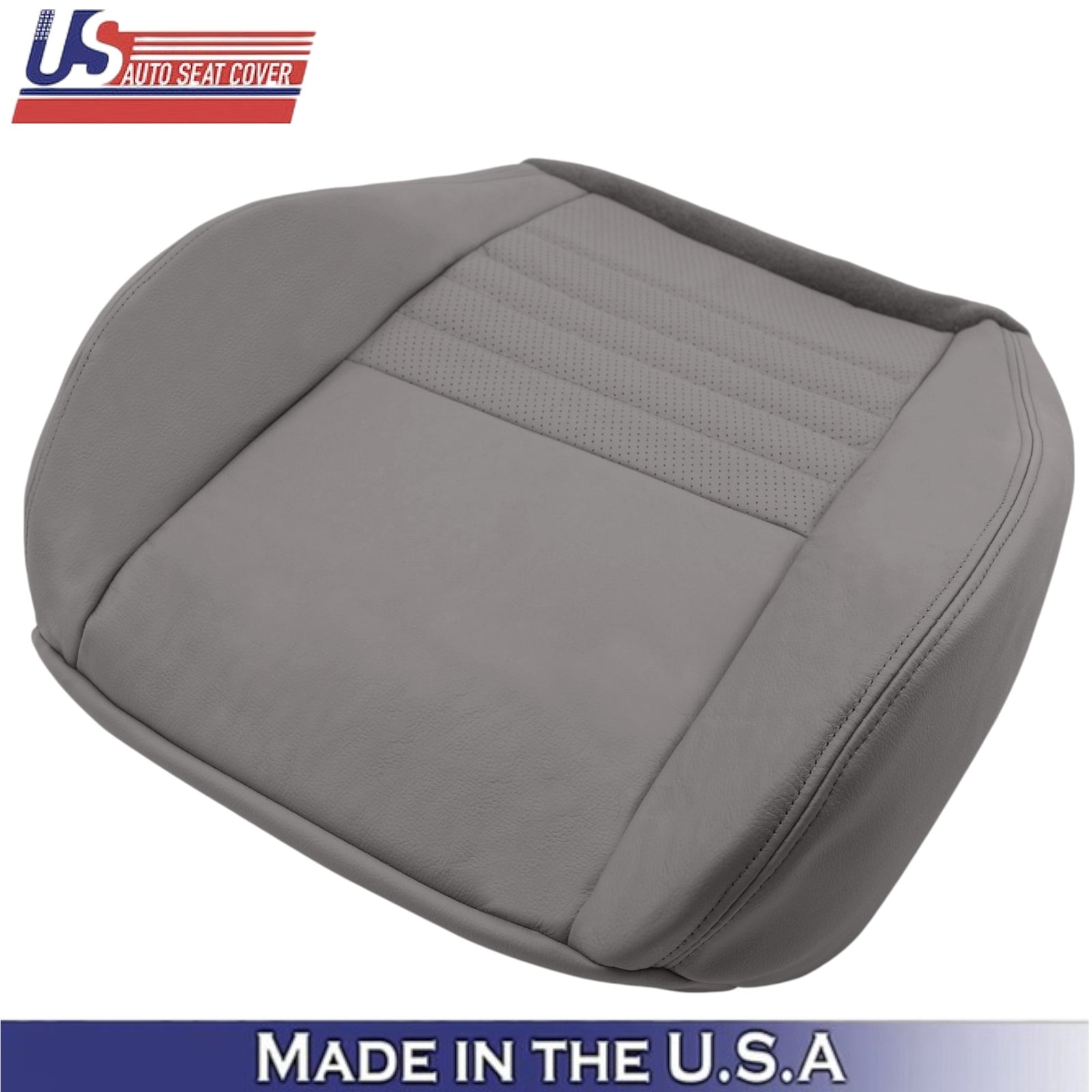1999-2004 For Ford Mustang GT Leather Passenger Side Seat Covers Medium Graphite