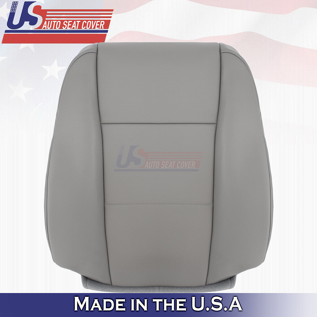 2017-2021 For Ford F250 WT Leatherette Passenger Top Replacement Seat Cover Gray