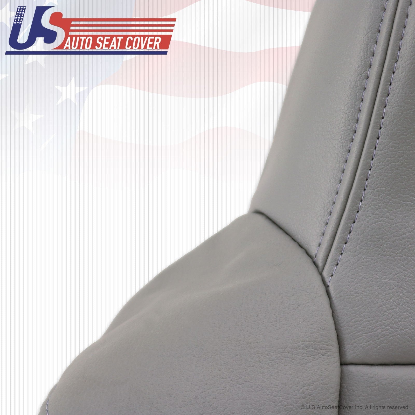 2002 2003 2004 2005 FORD EXCURSION XLT FRONT UPPER LEAN BACK MED GRAY LEATHER