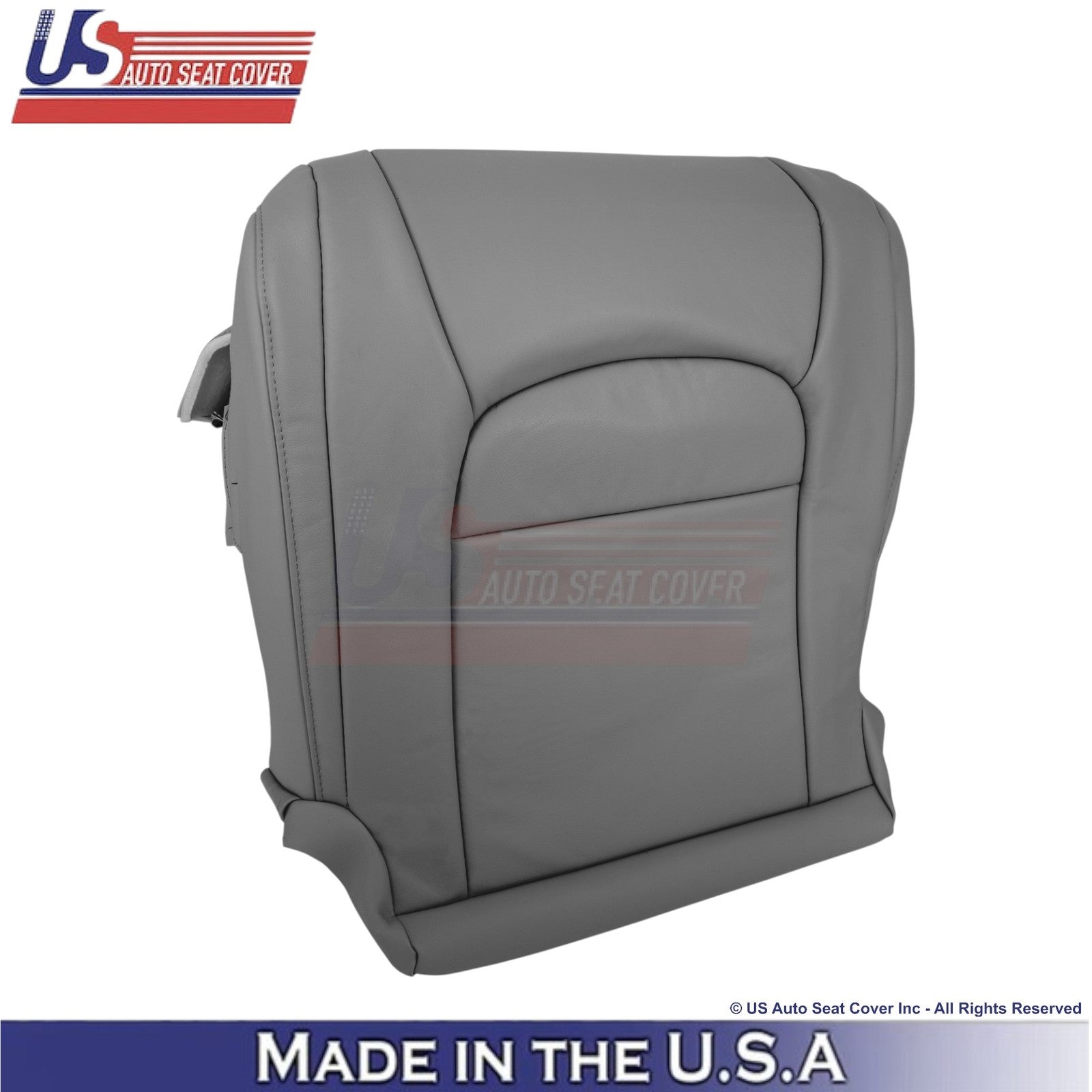 2008-2021 For Toyota Land Cruiser Leatherette Front Bottom Seat Covers Dark Gray