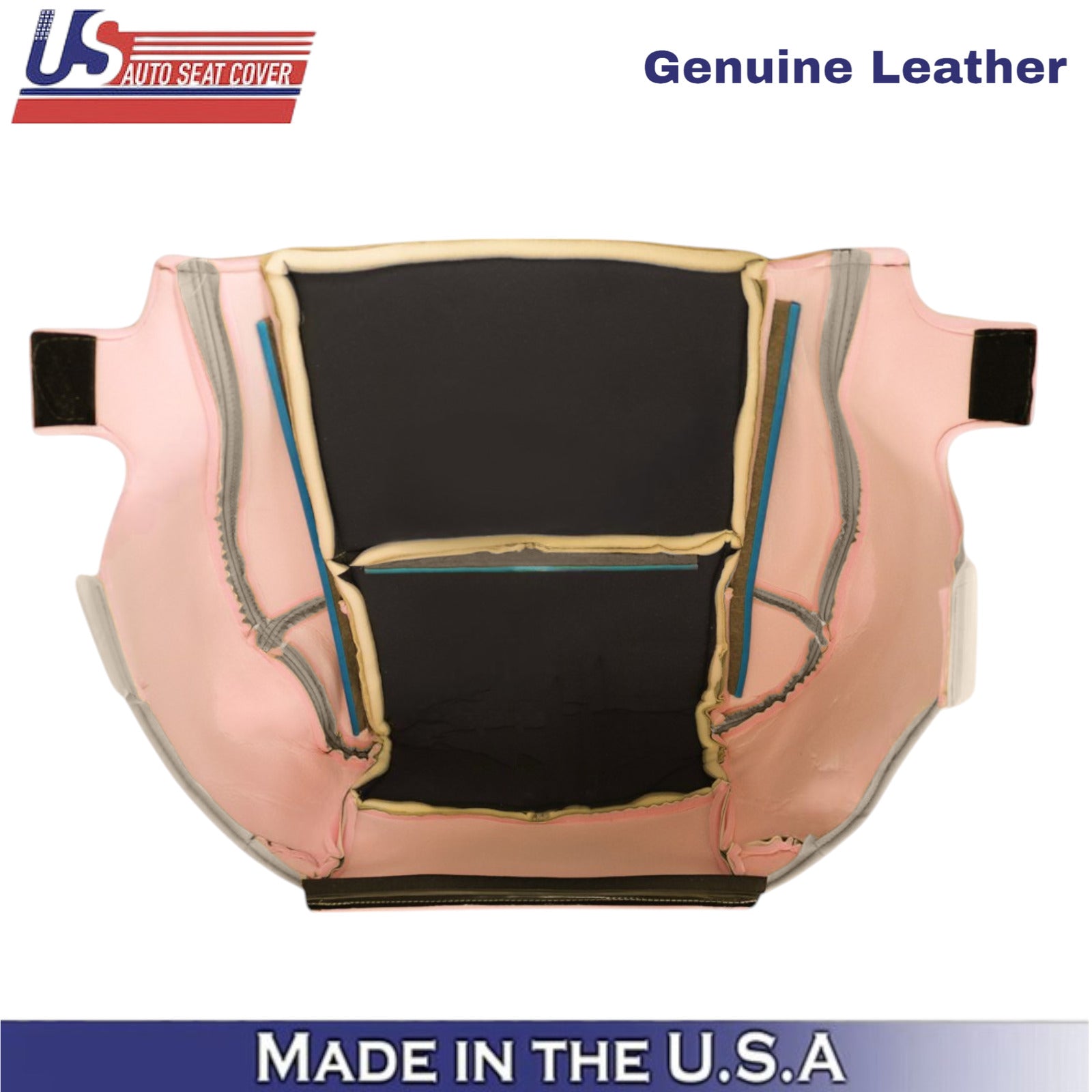 2012-2014 For Chevy Silverado 1500 LTZ Genuine Leather Driver Bottom Cover Tan