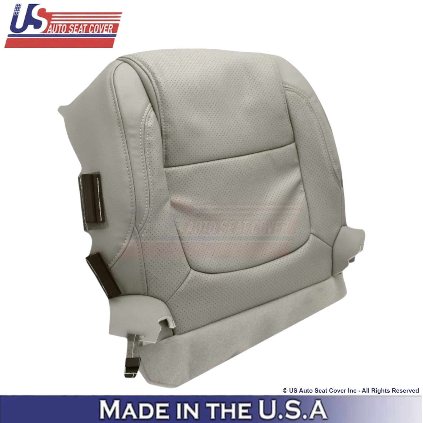 2011-2015 For Ford Explorer Limited Leatherette Perf Driver Bottom Cover Gray