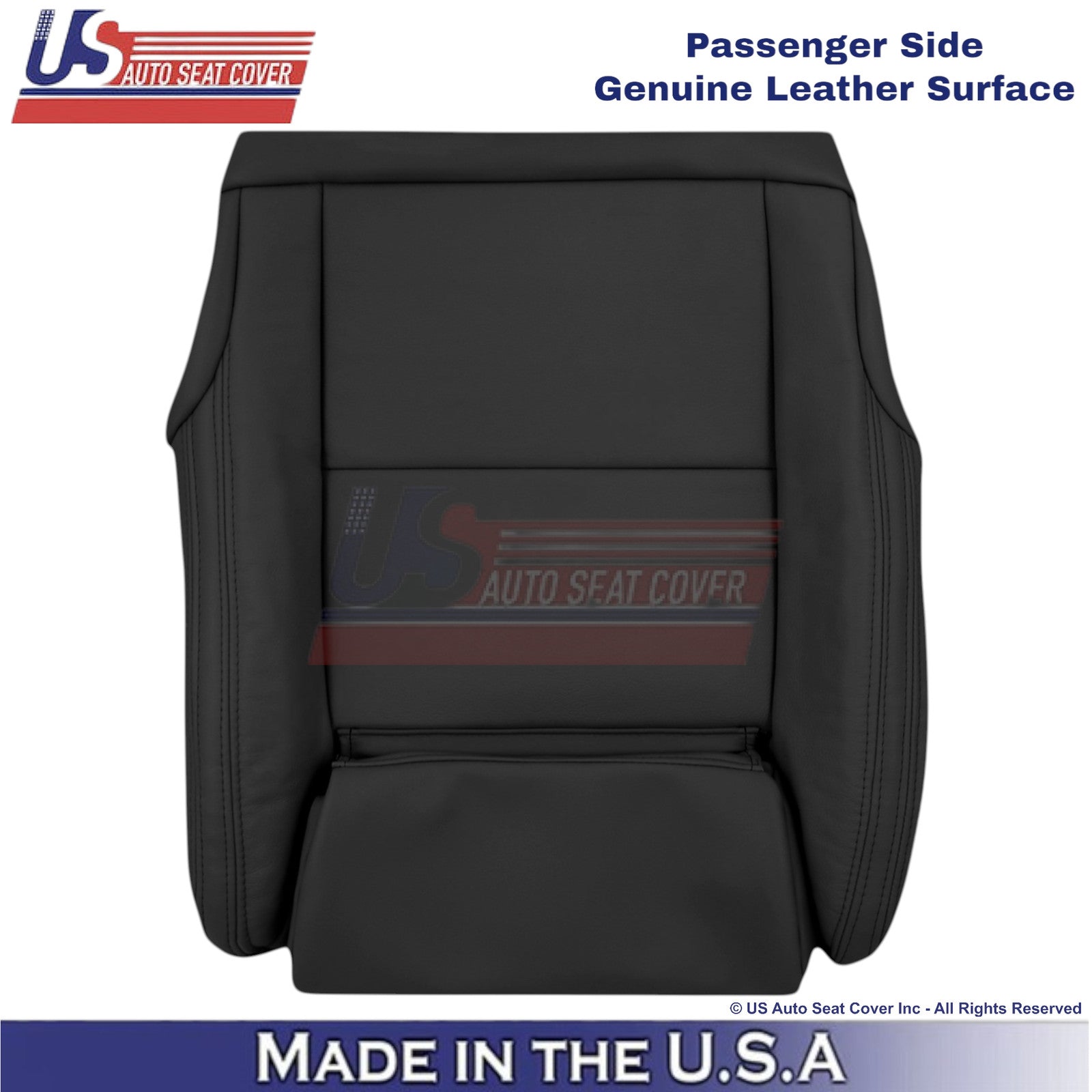 2016-2019 For Mercedes-Benz CLA250 Passenger Bottom Genuine Leather Cover Black
