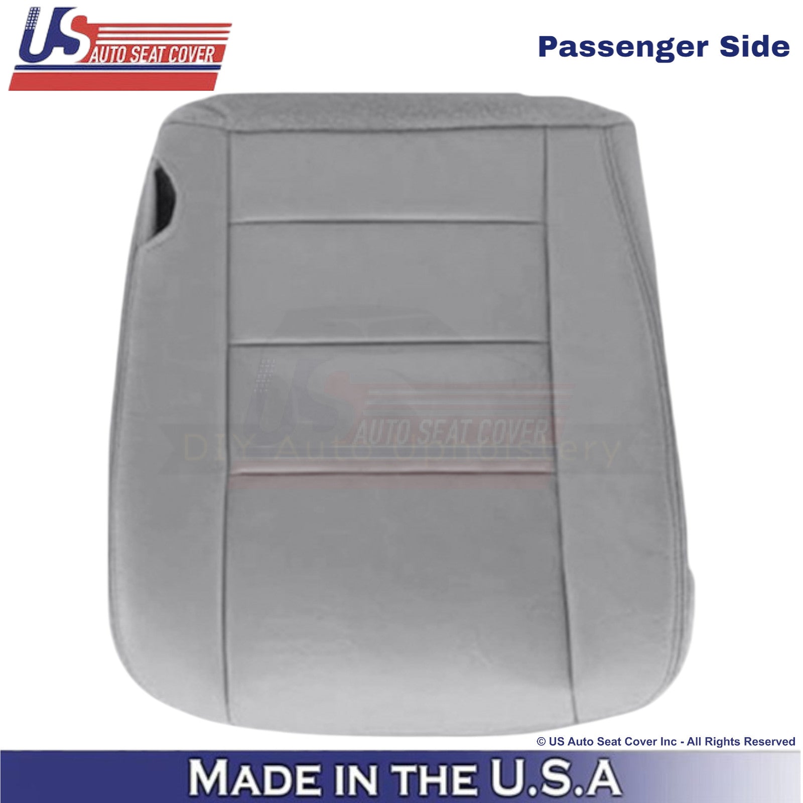 2003-2007 For Ford F250 F350 Lariat Leatherette Passenger Bottom OEM Cover Gray