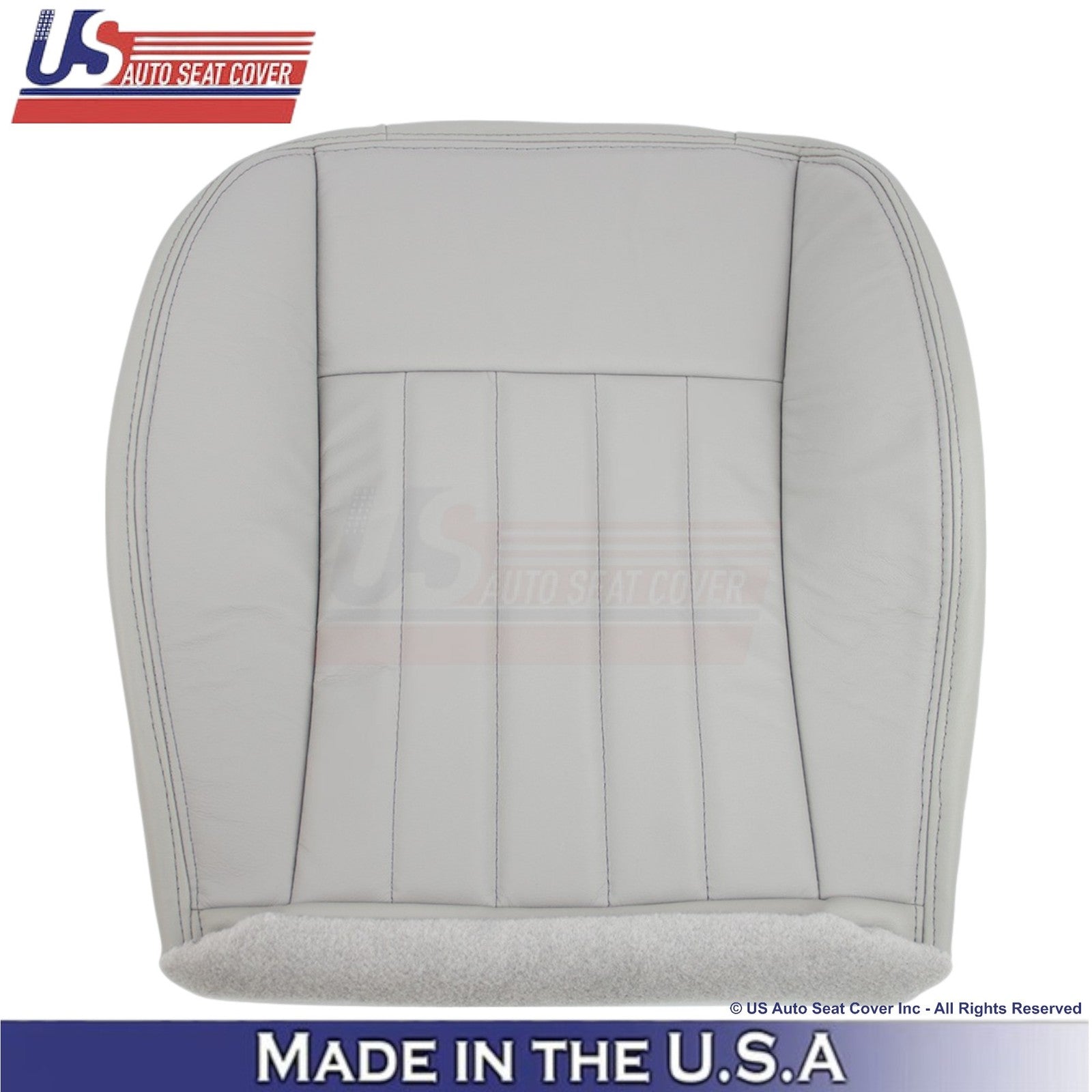 2005-2007 Fits Jeep Liberty Limited Passenger Genuine Leather Covers Graystone
