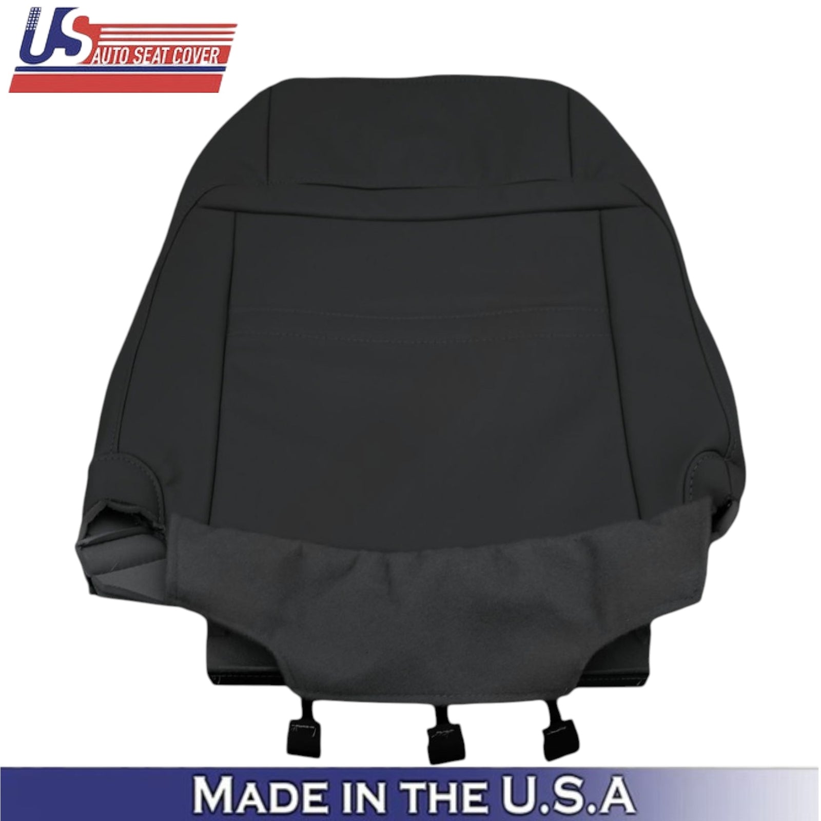 2011-2015 For Ford Explorer Limited Leatherette Passenger Top Seat Cover Black