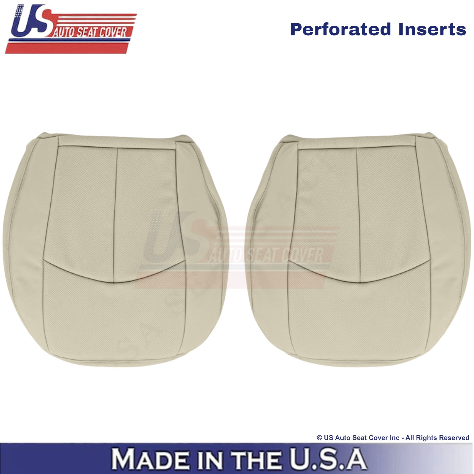 2002-2009 For Mercedes-Benz E-Class Leather Bottom Replacement Seat Covers Beige