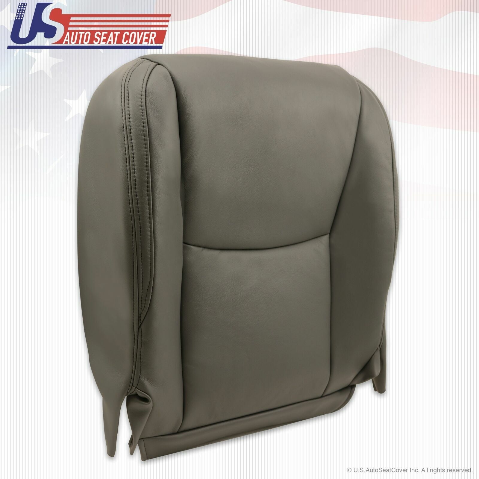 Fit 2003 Lexus GX470 Driver Passenger Bottom Replacement Leather Cover Dark Gray