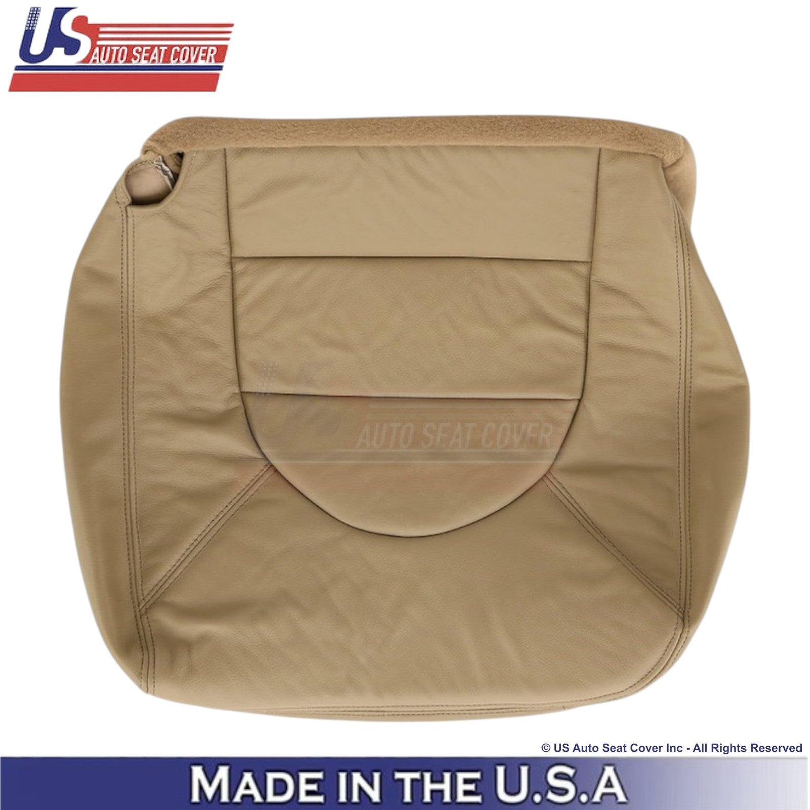 1998-2000 For Ford F250 Lariat Leatherette Passenger Bottom Cover Prairie Tan