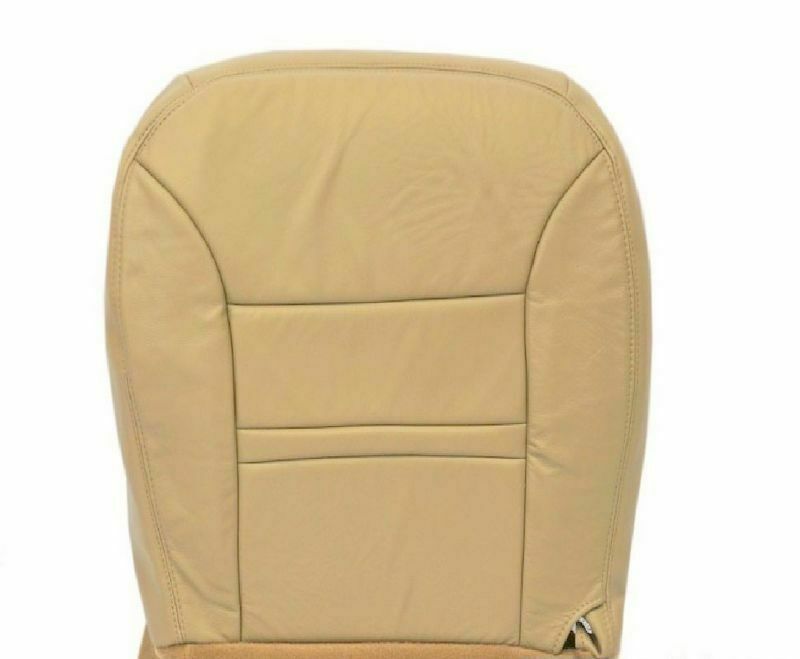 2000 2001 Ford Excursion Limited Driver Passenger Bottom Vinyl Seat Cover Tan