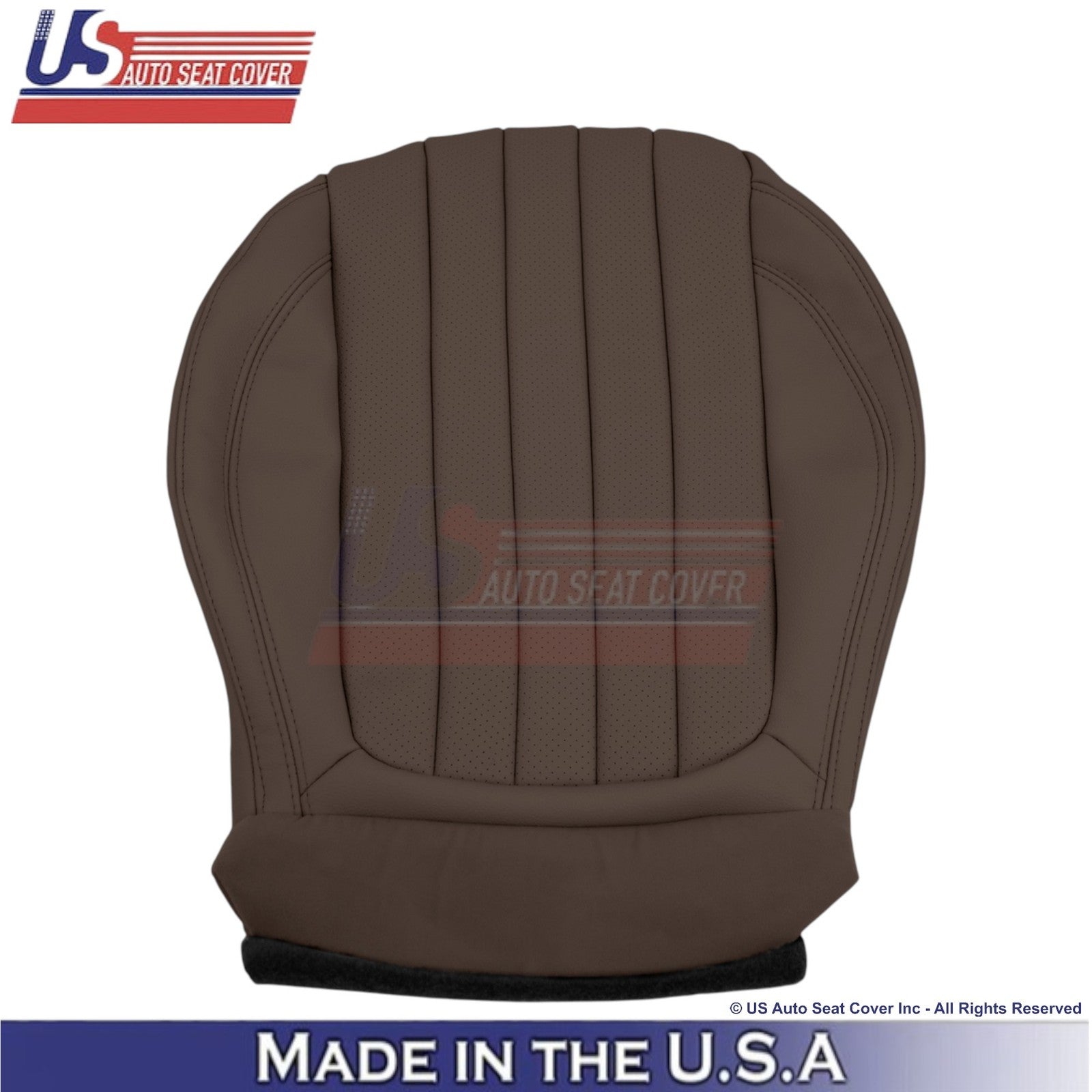 2017-2023 Fits Mercedes Benz E-Class Leather Front Driver Bottom Cover Nut Brown