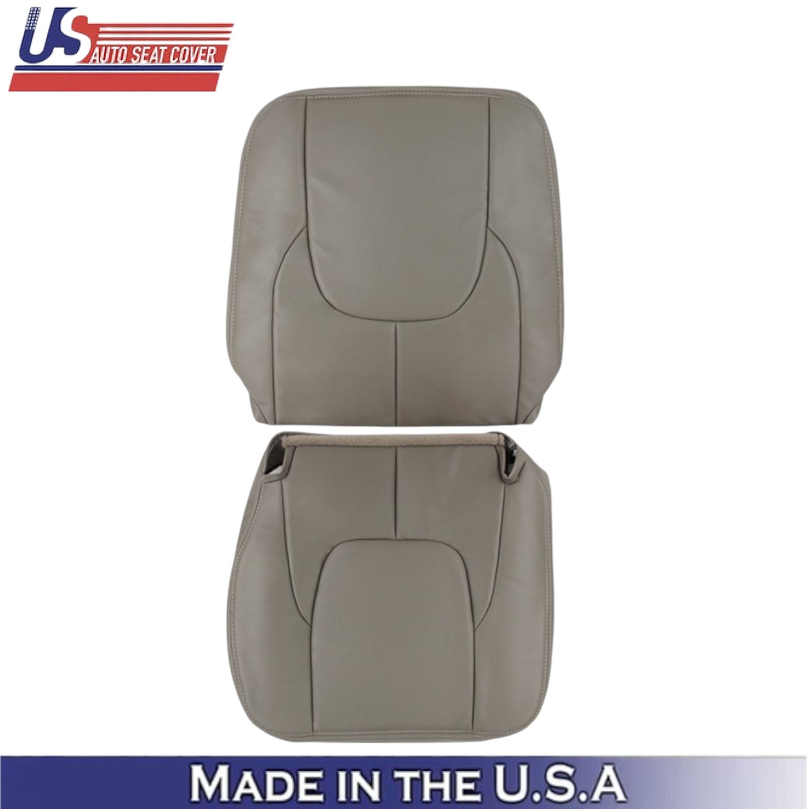 2002-2003 For Dodge Ram 1500 2500 Laramie Leatherette Driver Side Covers Taupe