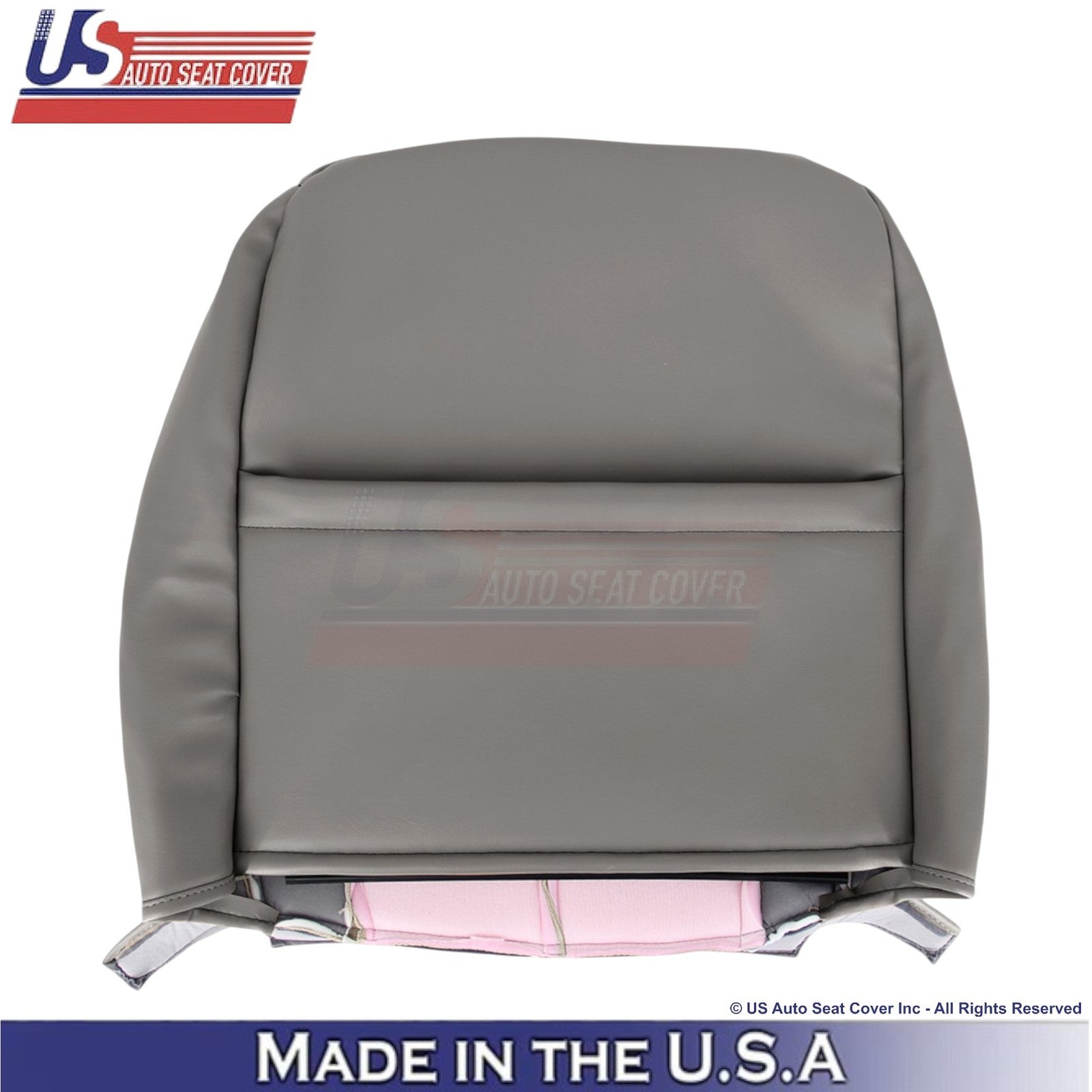 2001-2004 For Jeep Grand Cherokee Genuine Leather Front Seat Covers Taupe Gray