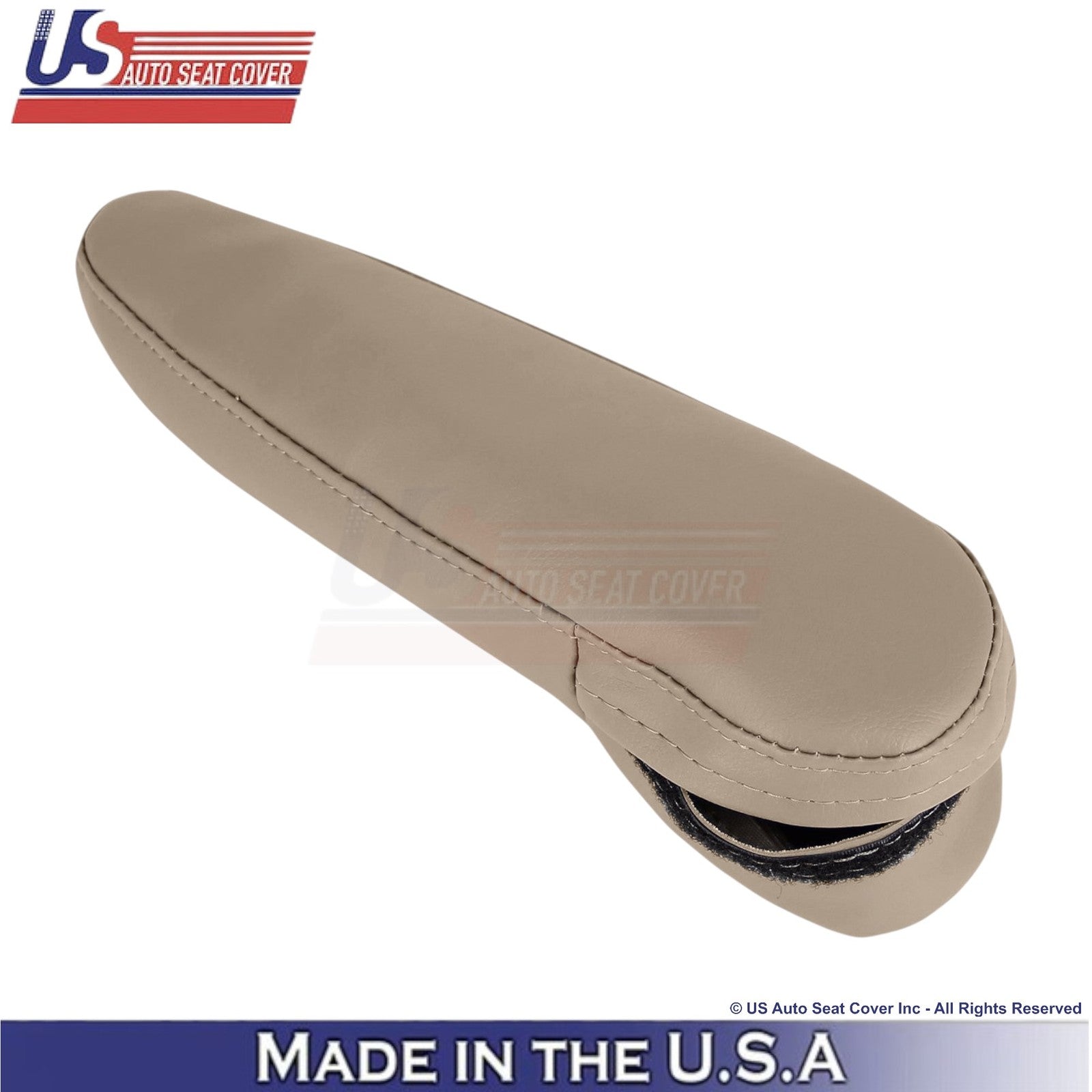 2000-2004 For Toyota Tundra Genuine Leather Front w/Armrest Driver Covers Tan