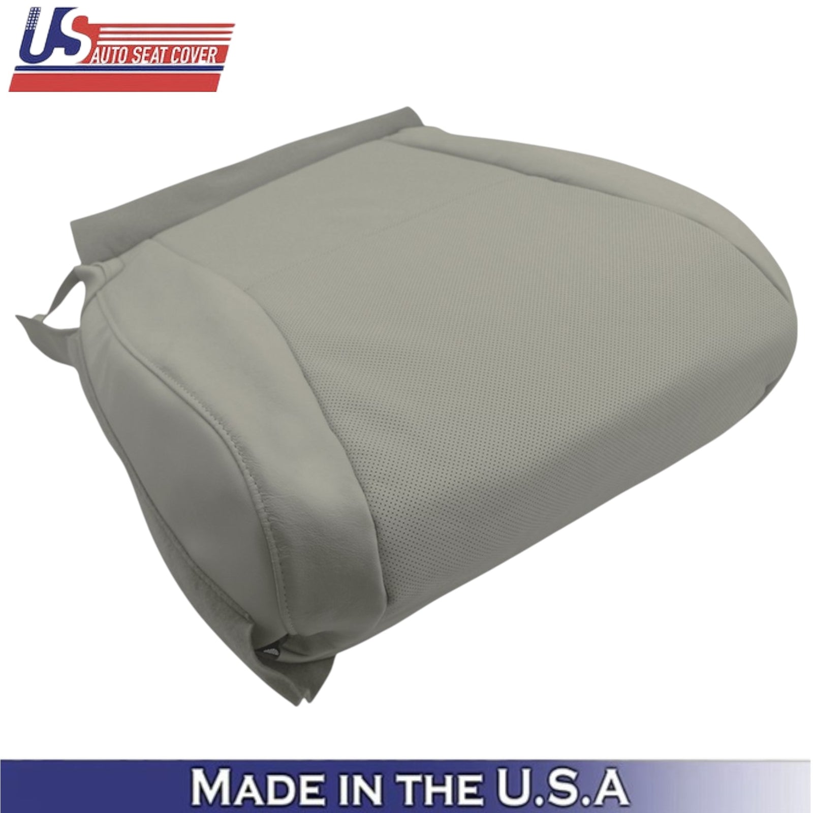 2010-2015 For Lexus RX350 RX450H Leatherette Driver Bottom Seat Cover Light Gray