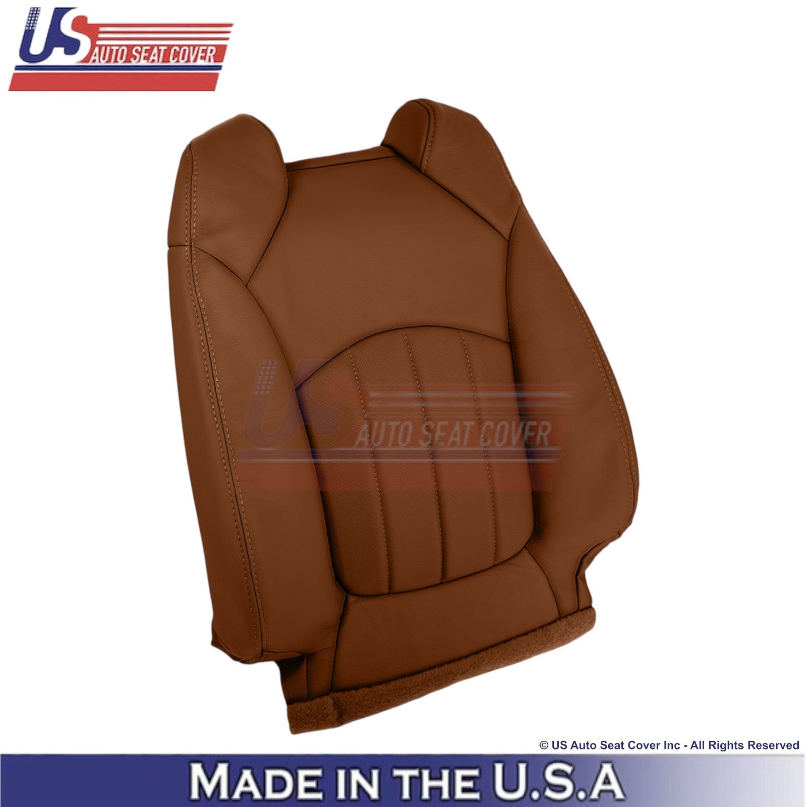 2015-2017 Fits Chevy Traverse Genuine Leather Perf. Front Seat Covers Saddle Up
