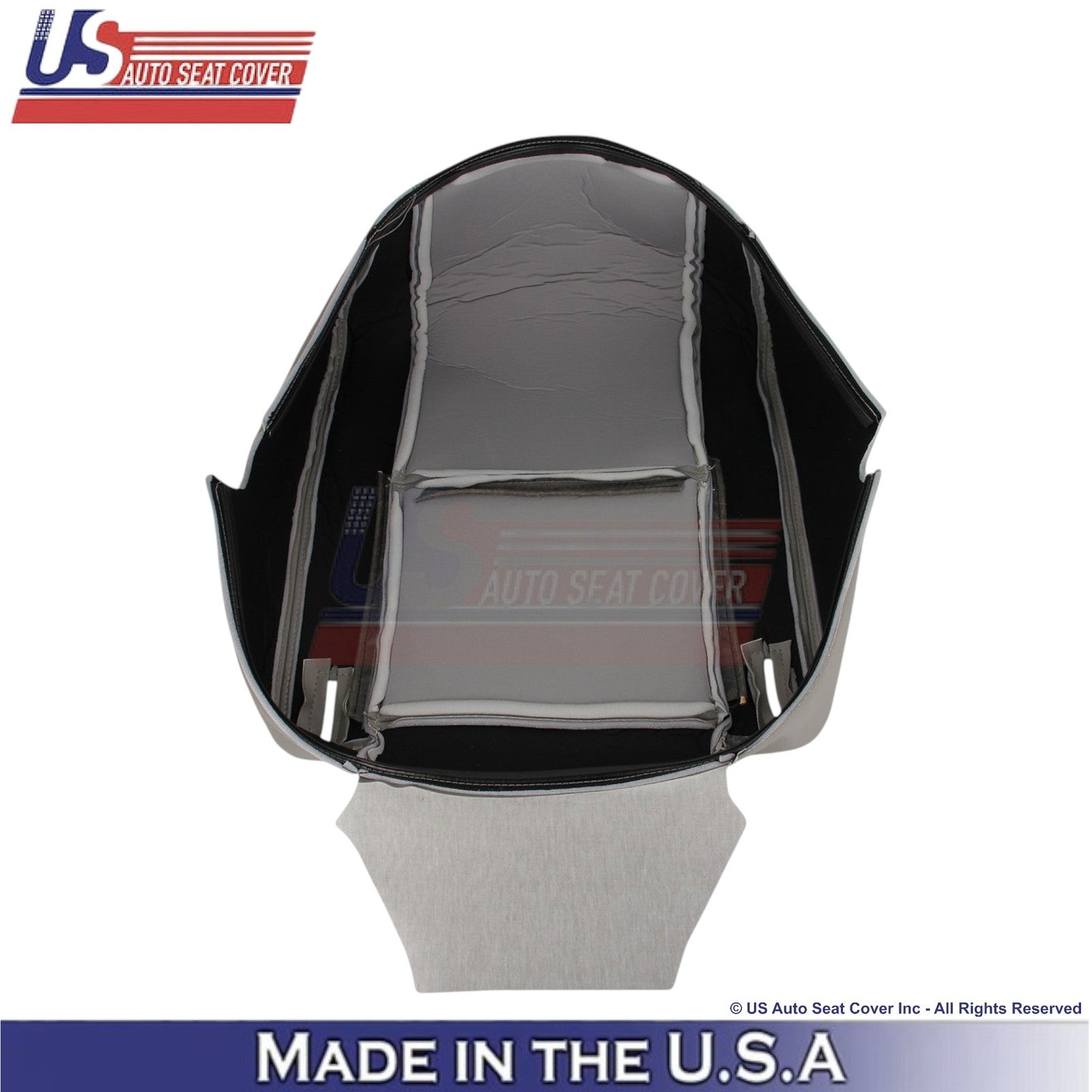 1998-2003 Fits Toyota Sienna Genuine Leather Front Replacement Seat Covers Gray