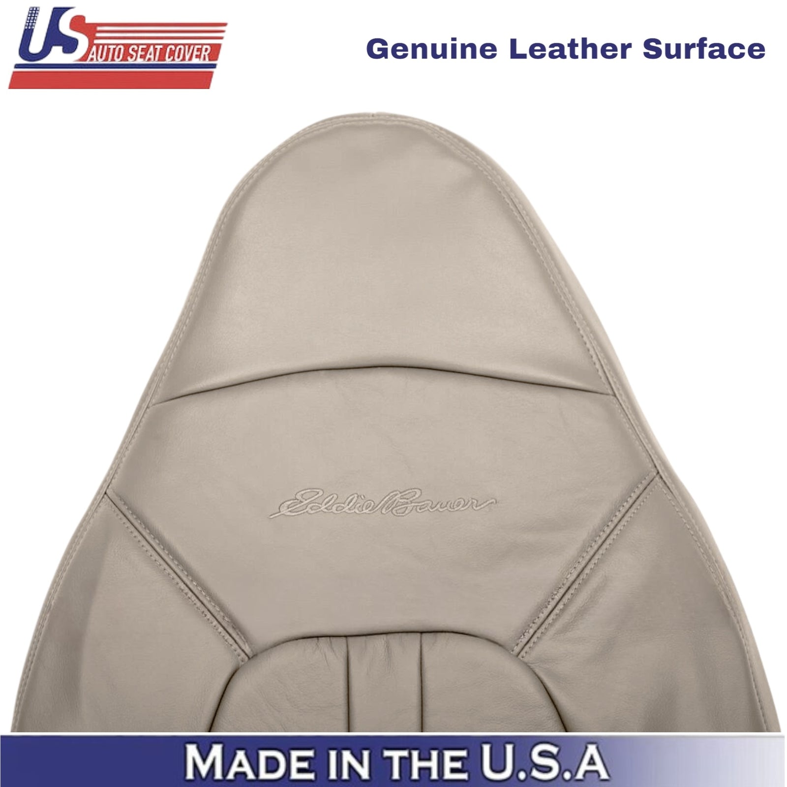 1997-99 For Ford Expedition Eddie Bauer Leather Passenger Top Cover Prairie Tan