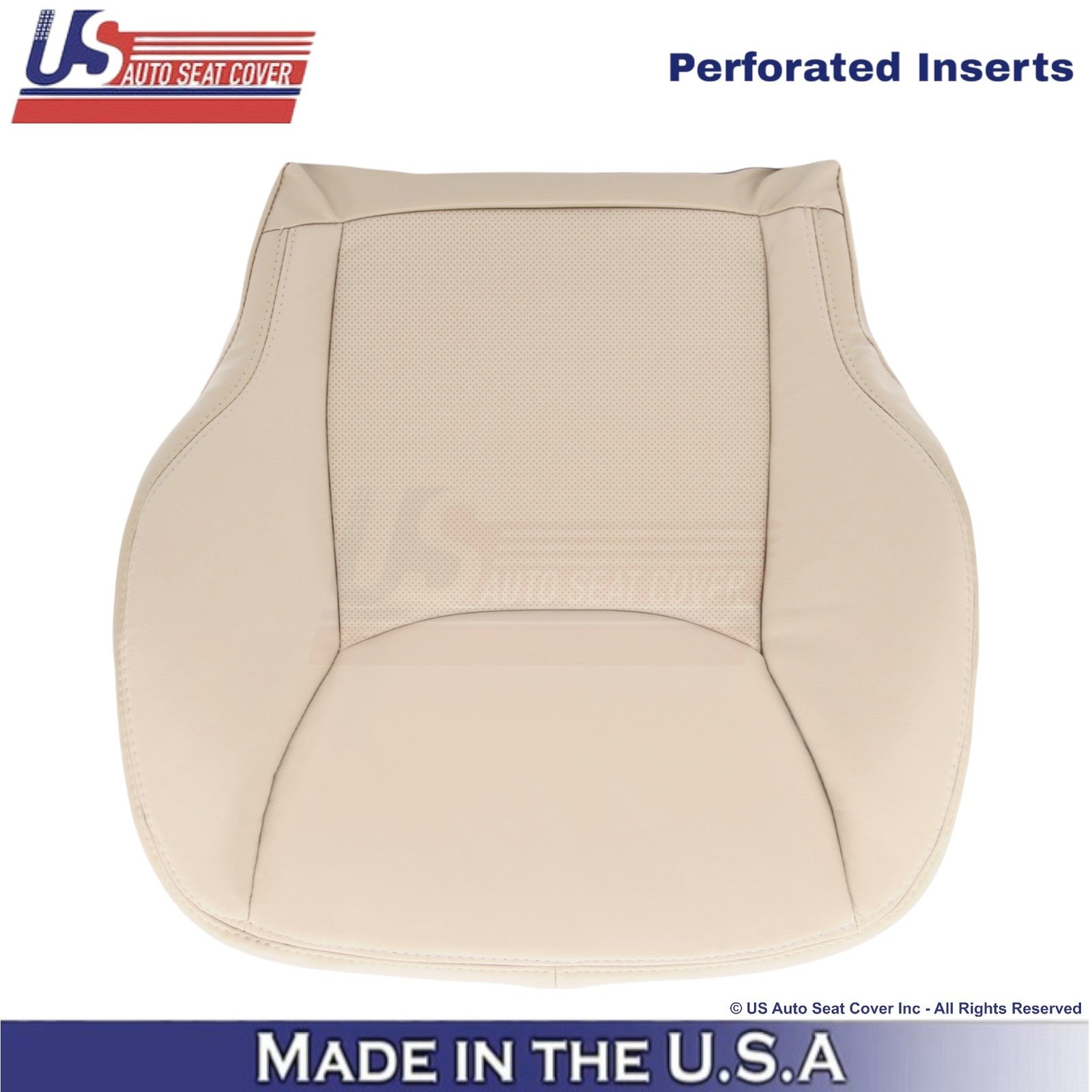 2003-2006 Fits Mercedes-Benz S Leatherette Half Perf. Driver Bottom Cover Pebble