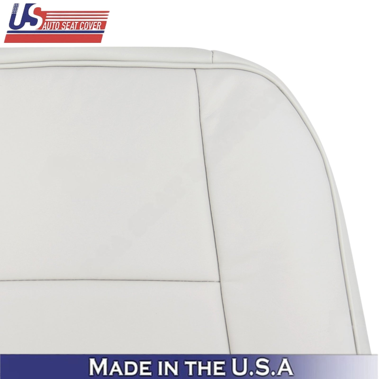 1999-2004 For Ford Mustang V6 Leatherette Driver Side Seat Covers Oxford White