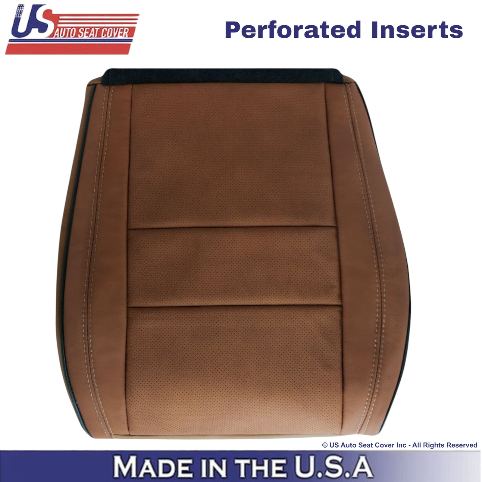 2011-2021 For Jeep Grand Cherokee Overland Leather Passenger Bottom Cover Brown