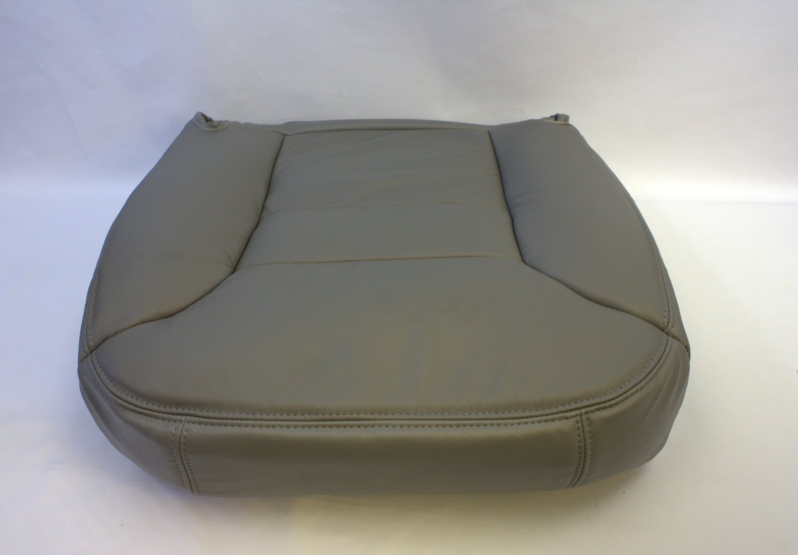 1995 96 97 99 Chevy Silverado K1500 K2500 Driver Bottom Leather Seat Cover Gray
